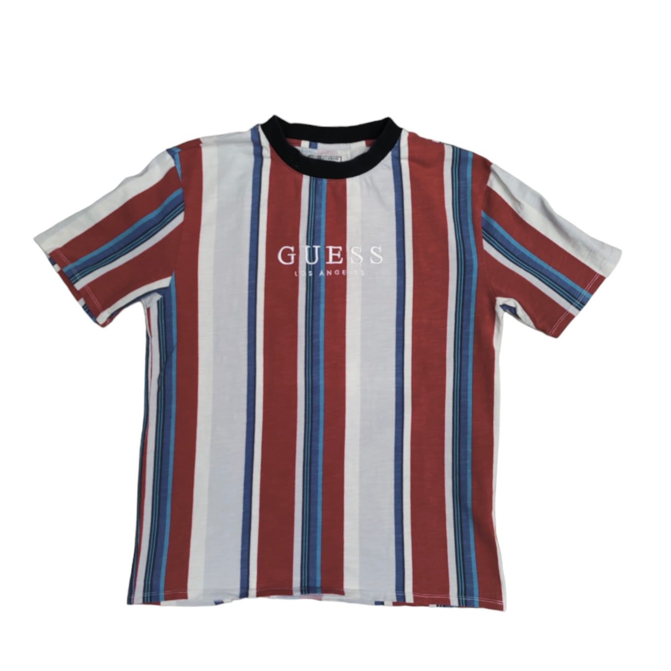 Guess Originals Red/Grey Stripe Tshirt