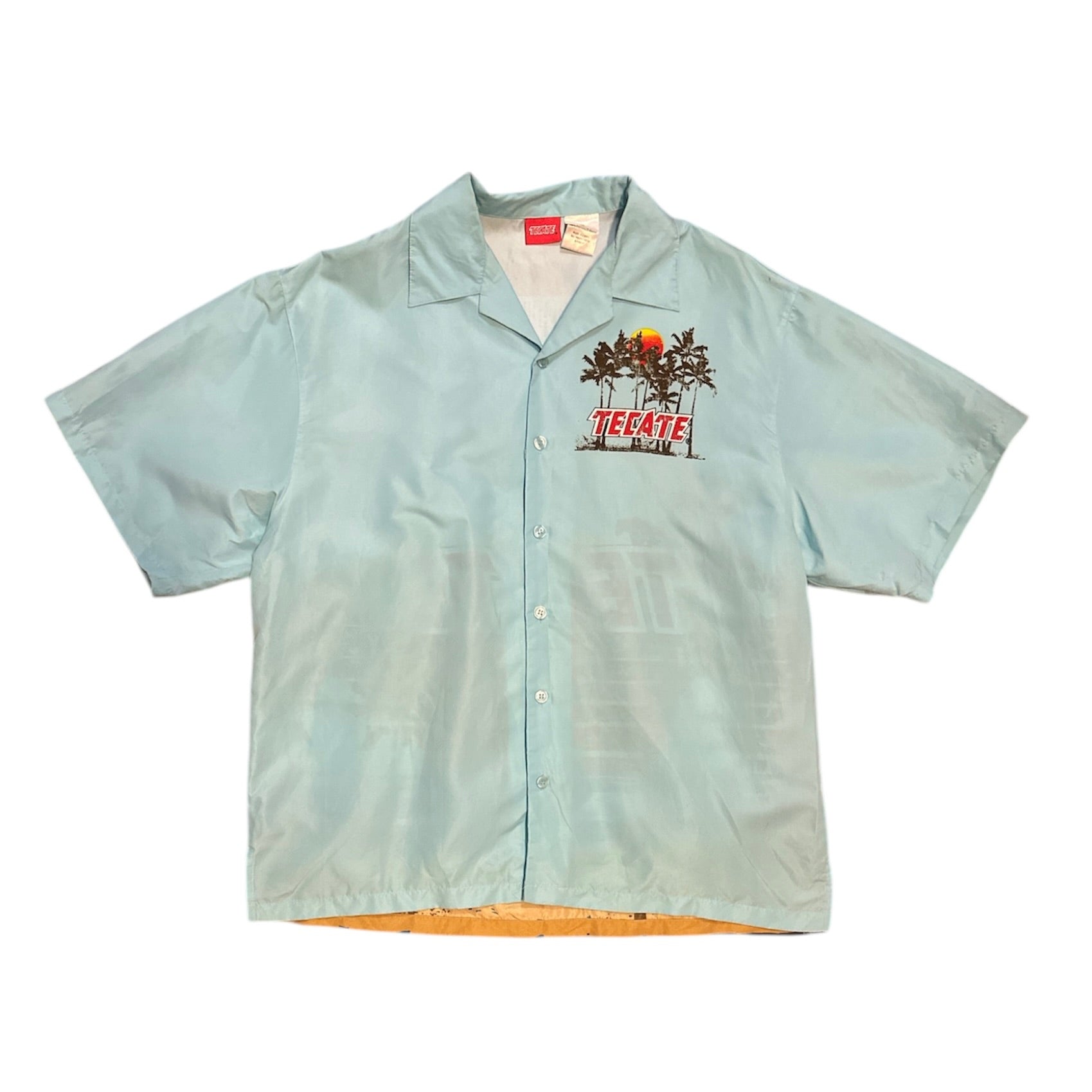 Tecate Blue Short Sleeve Shirt
