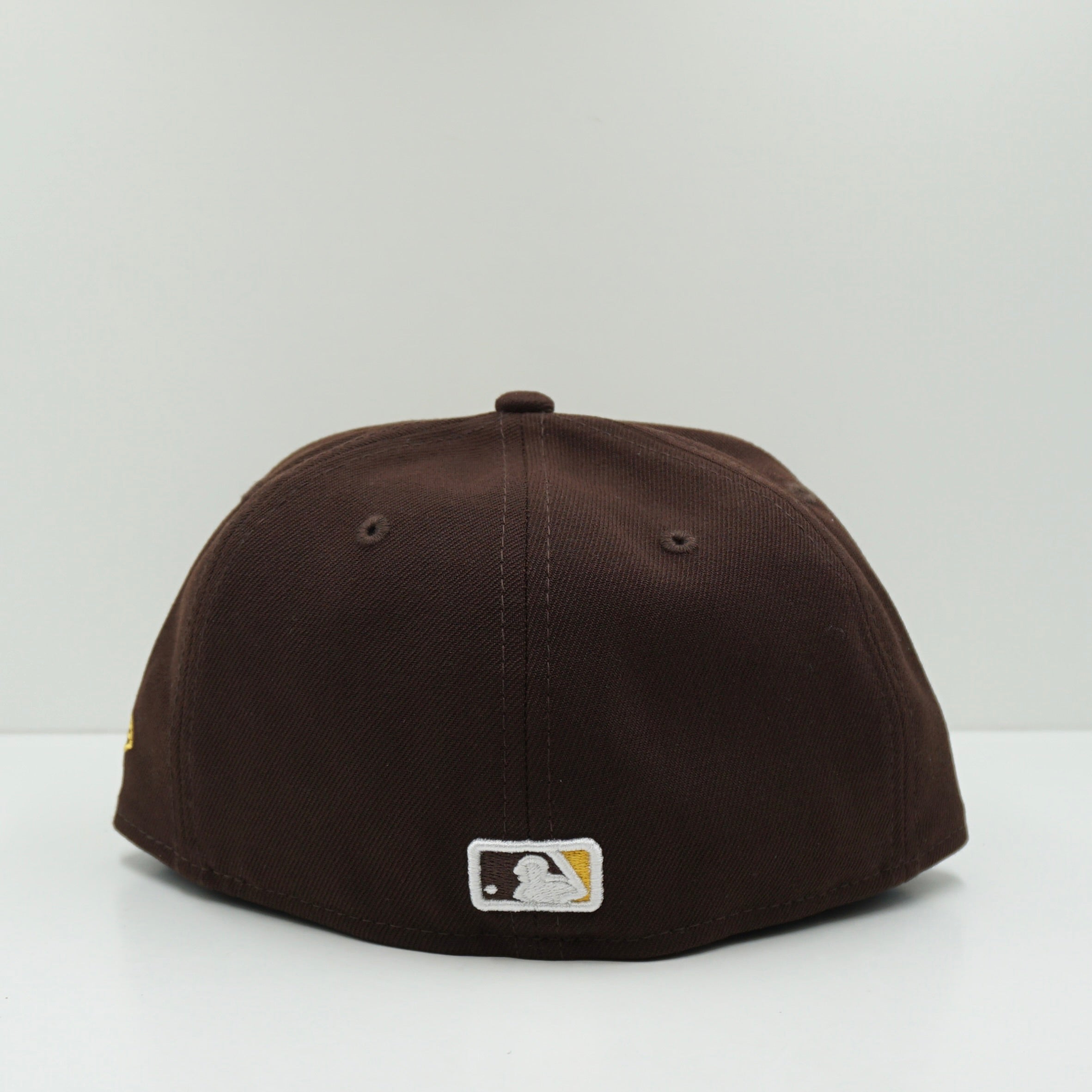 New Era San Diego Padres Yellow Logo Brown Fitted Cap