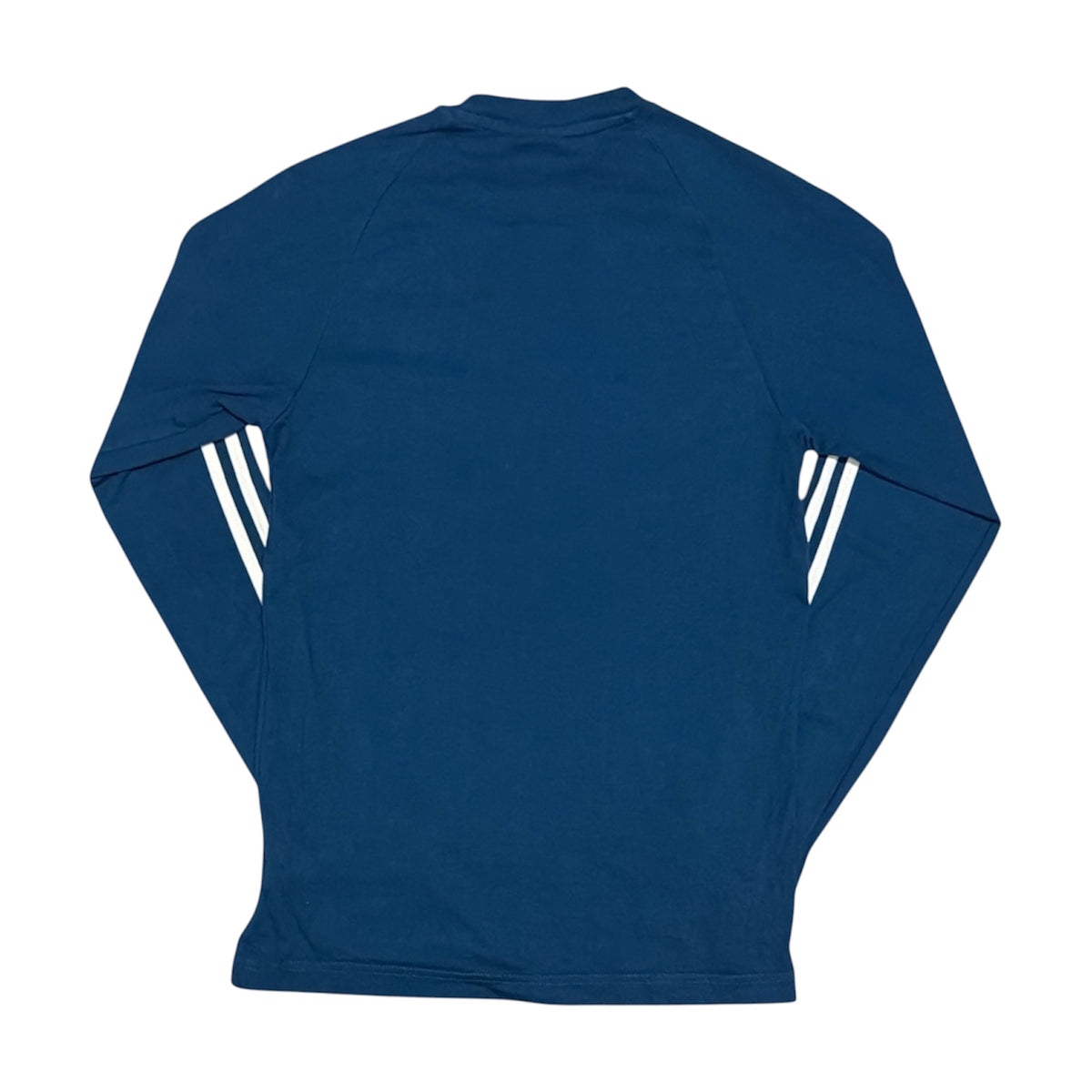 Adidas 3 Striped Navy Long Sleeve Tshirt