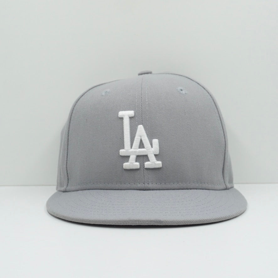 New Era LA Dodgers Grey/White Fitted Cap