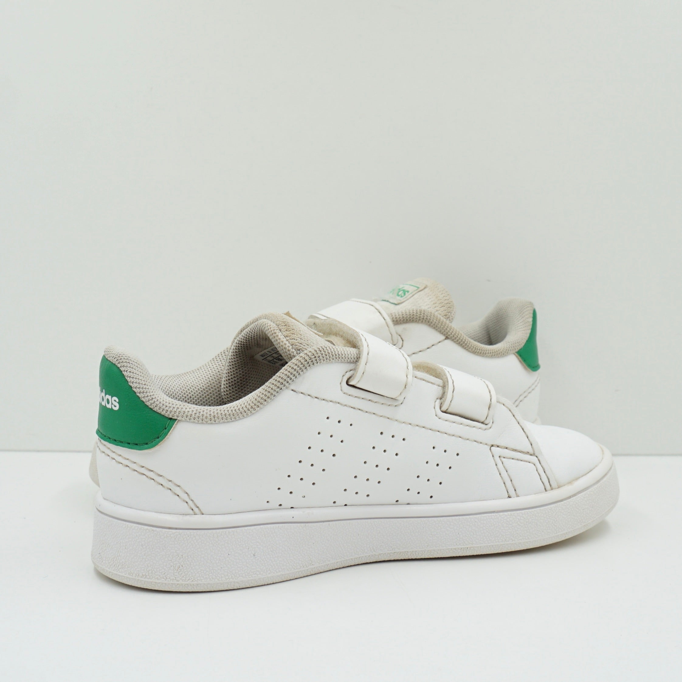 Adidas Advantage I White Green Toddler