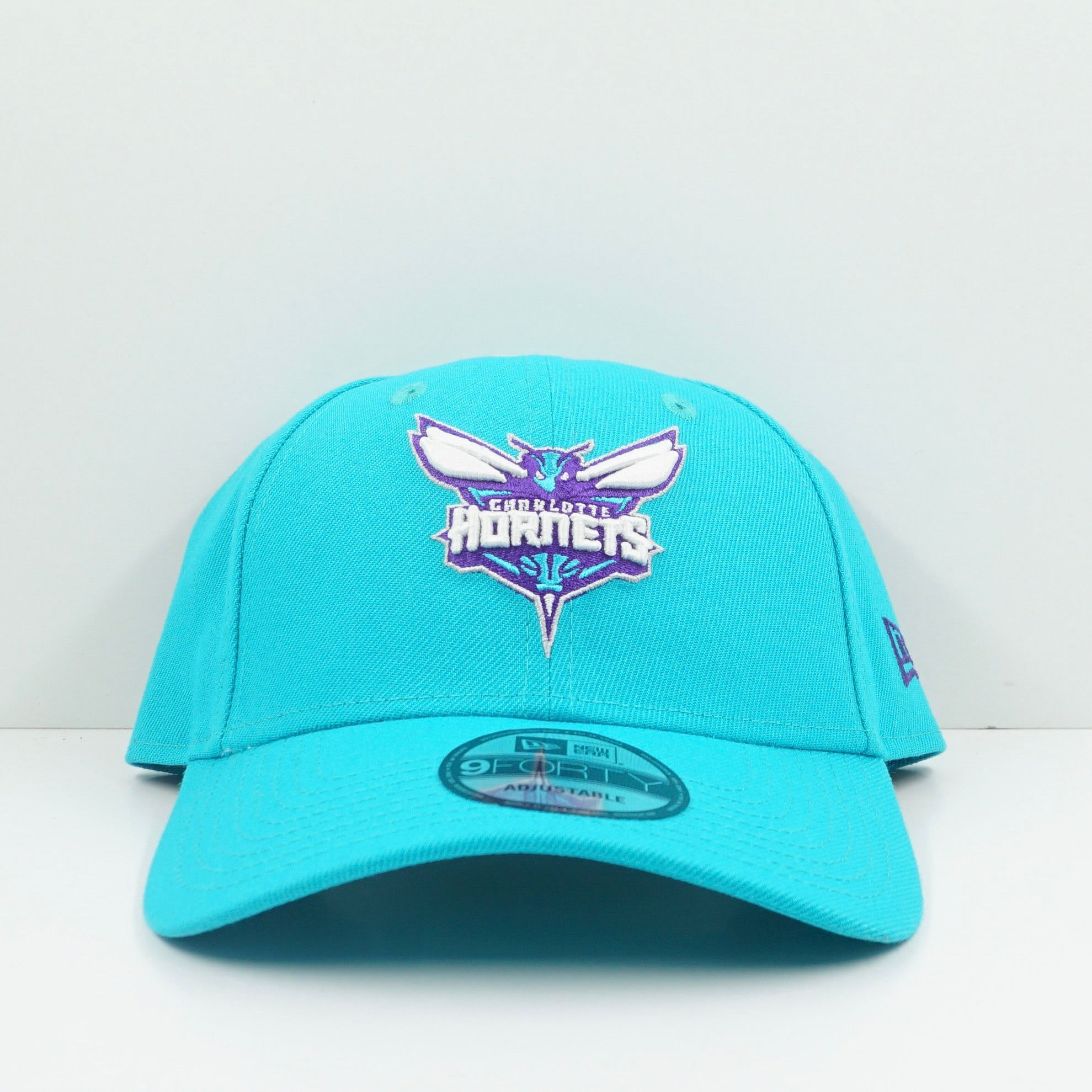 New Era Charlotte Hornets Turqoise Adjustable Cap