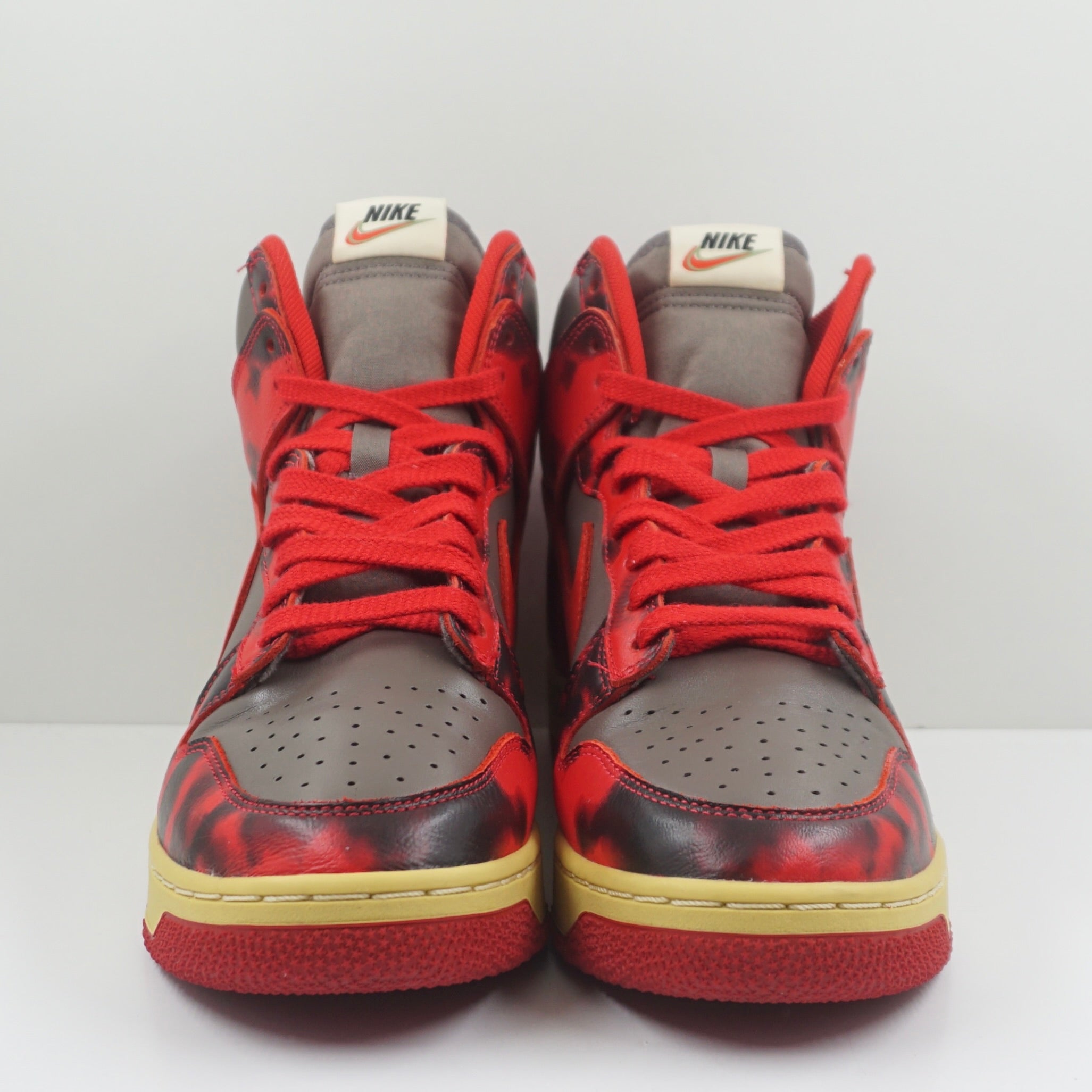 Nike Dunk High 1985 Red Acid Wash