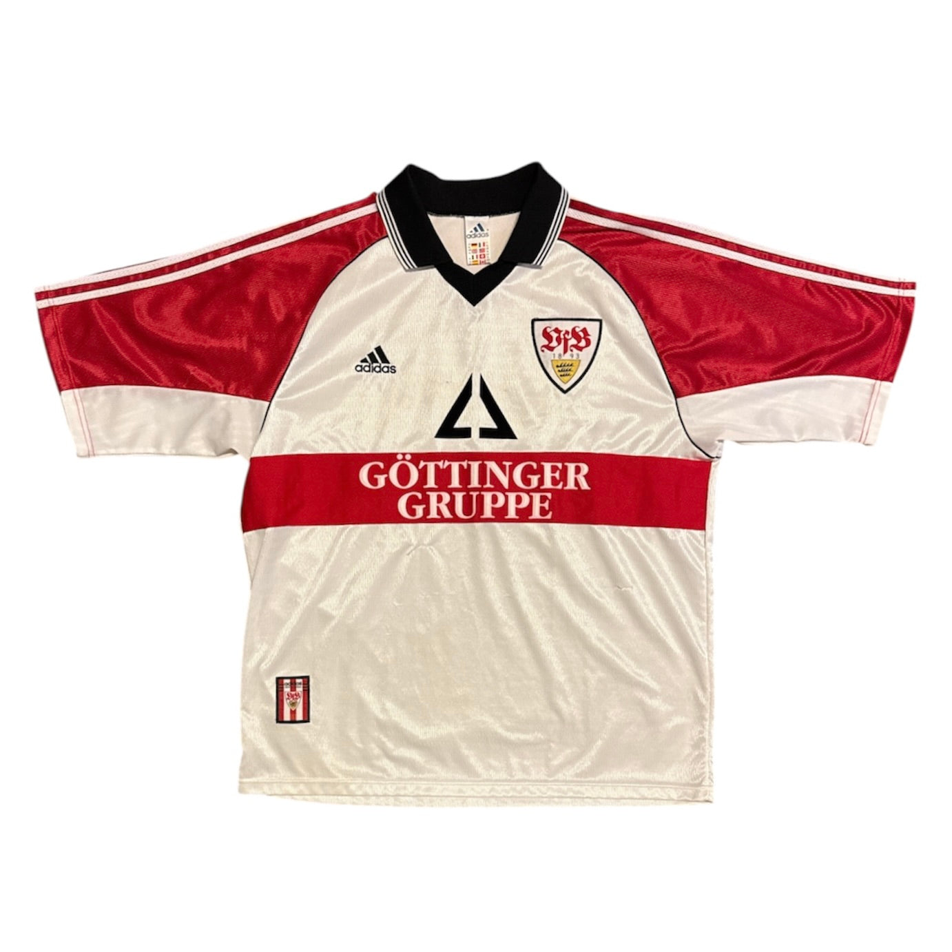 Adidas VIB Göttinger Gruppe 1998/1999 White Red Football Jersey