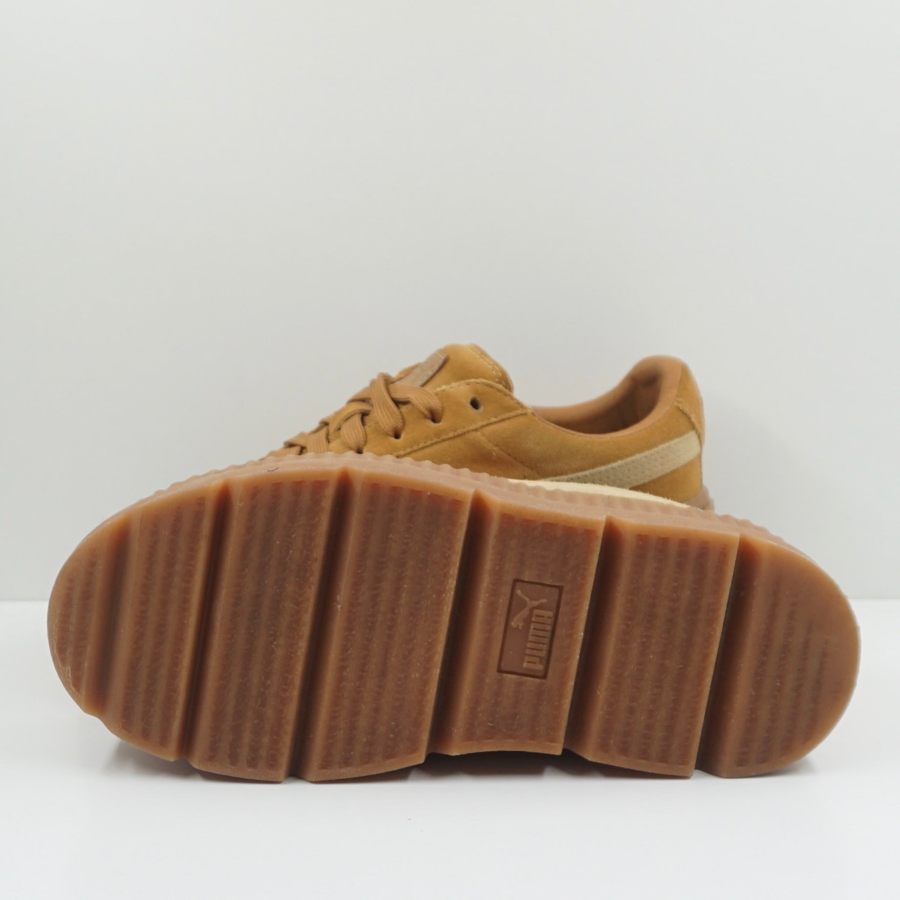 Puma Cleated Creeper Rihanna Fenty Suede Golden Brown (W)