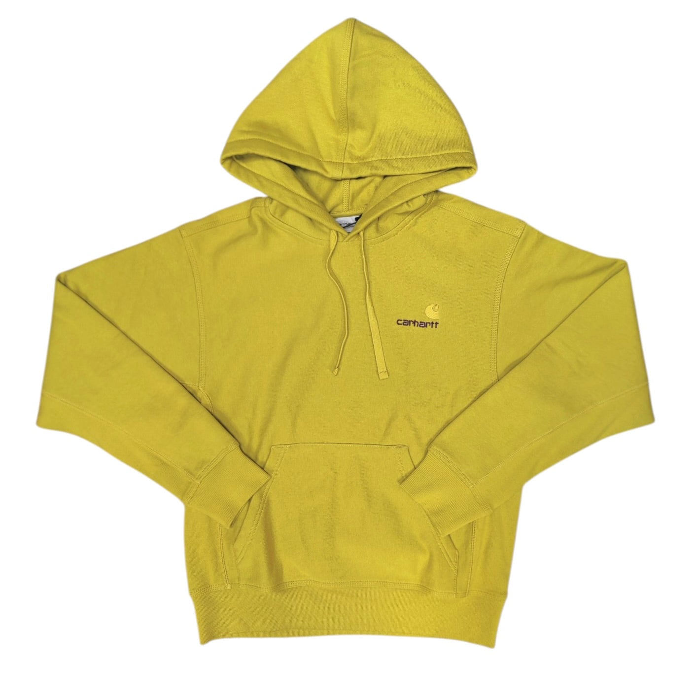 Carhartt Golden Olive American Script Hoodie