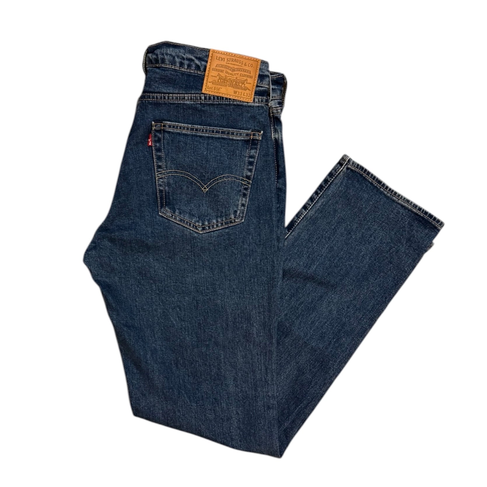 Levis 514 Washed Blue Jeans