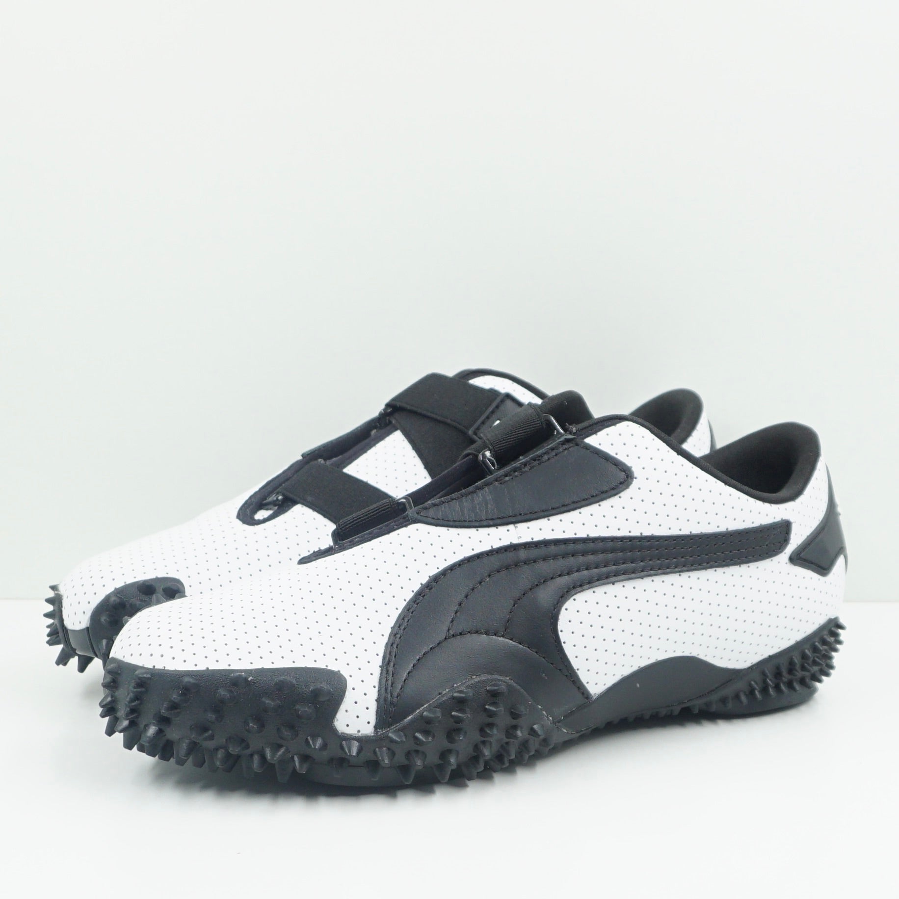Puma Mostro Perforated Leather White Black