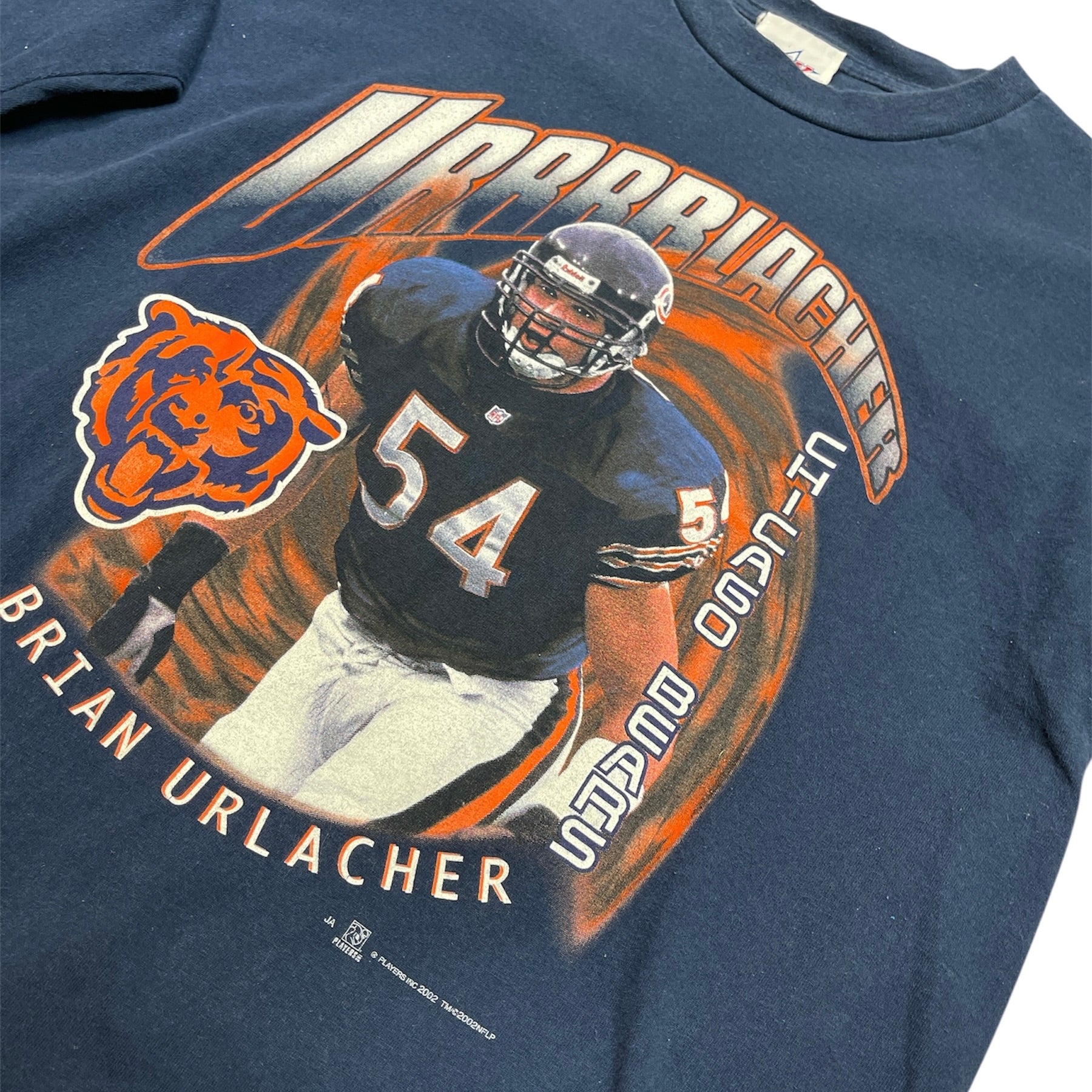 Joy Athletic Chicago Bears Brian Urlacher 2002 Navy Long Sleeve