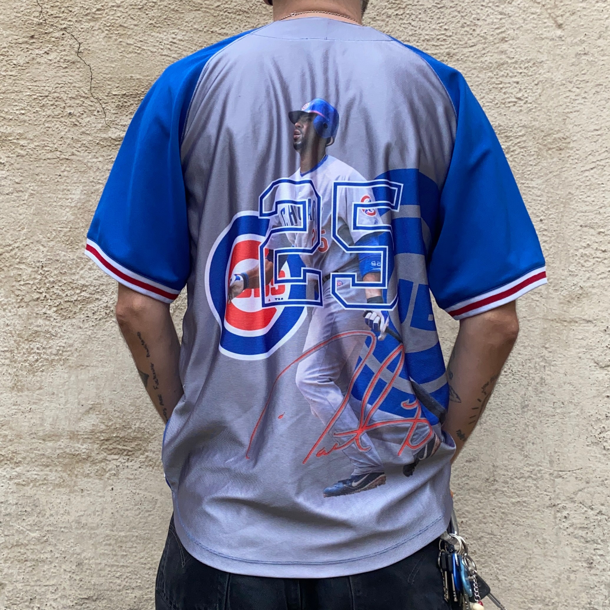 Majestic Chicago Cubs Picture Back Baseball Jersey