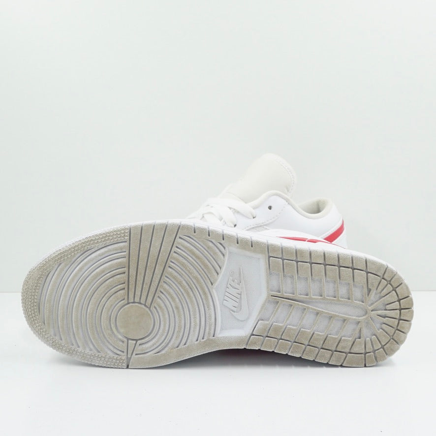 Jordan 1 Low White University Red (W)