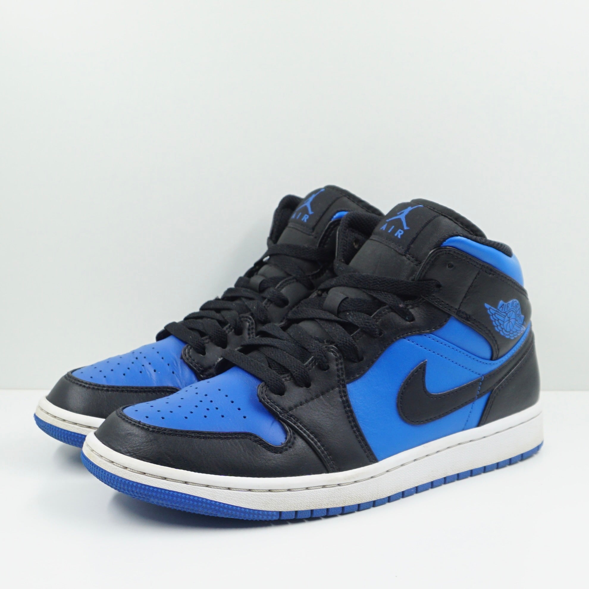 Jordan 1 Mid Black Royal Blue
