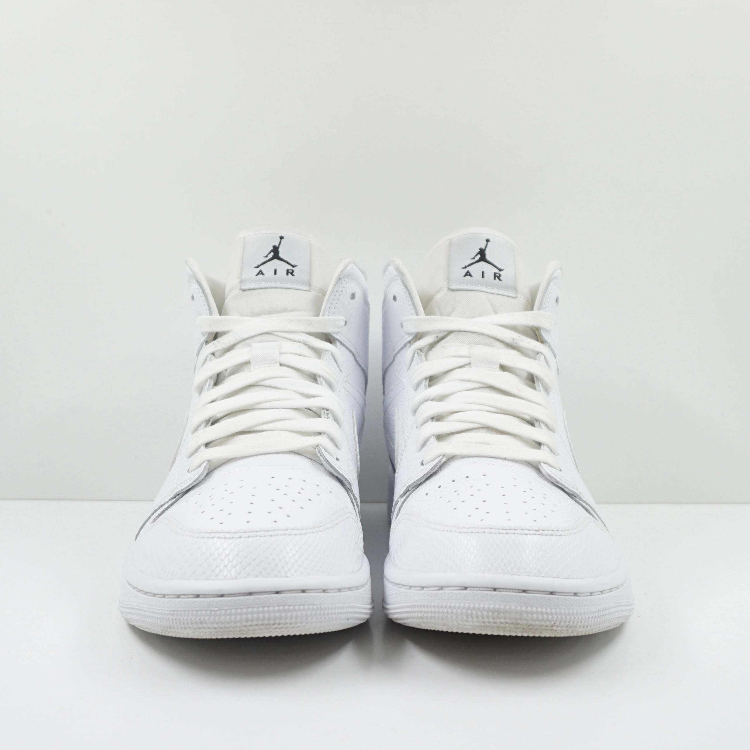 Jordan 1 Mid White Snakeskin (W)