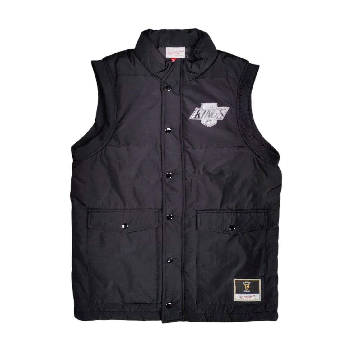 Mitchell & Ness Los Angeles Kings Black Puffer Vest