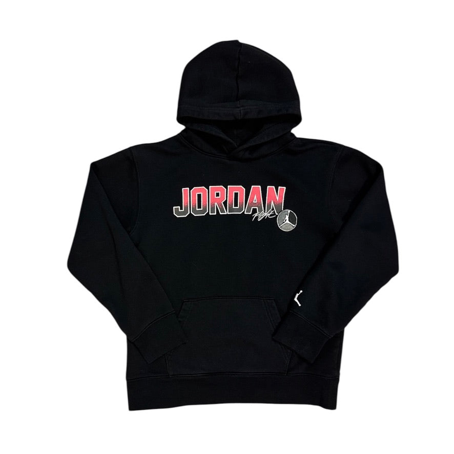 Jordan Patch Black Hoodie (Youth)