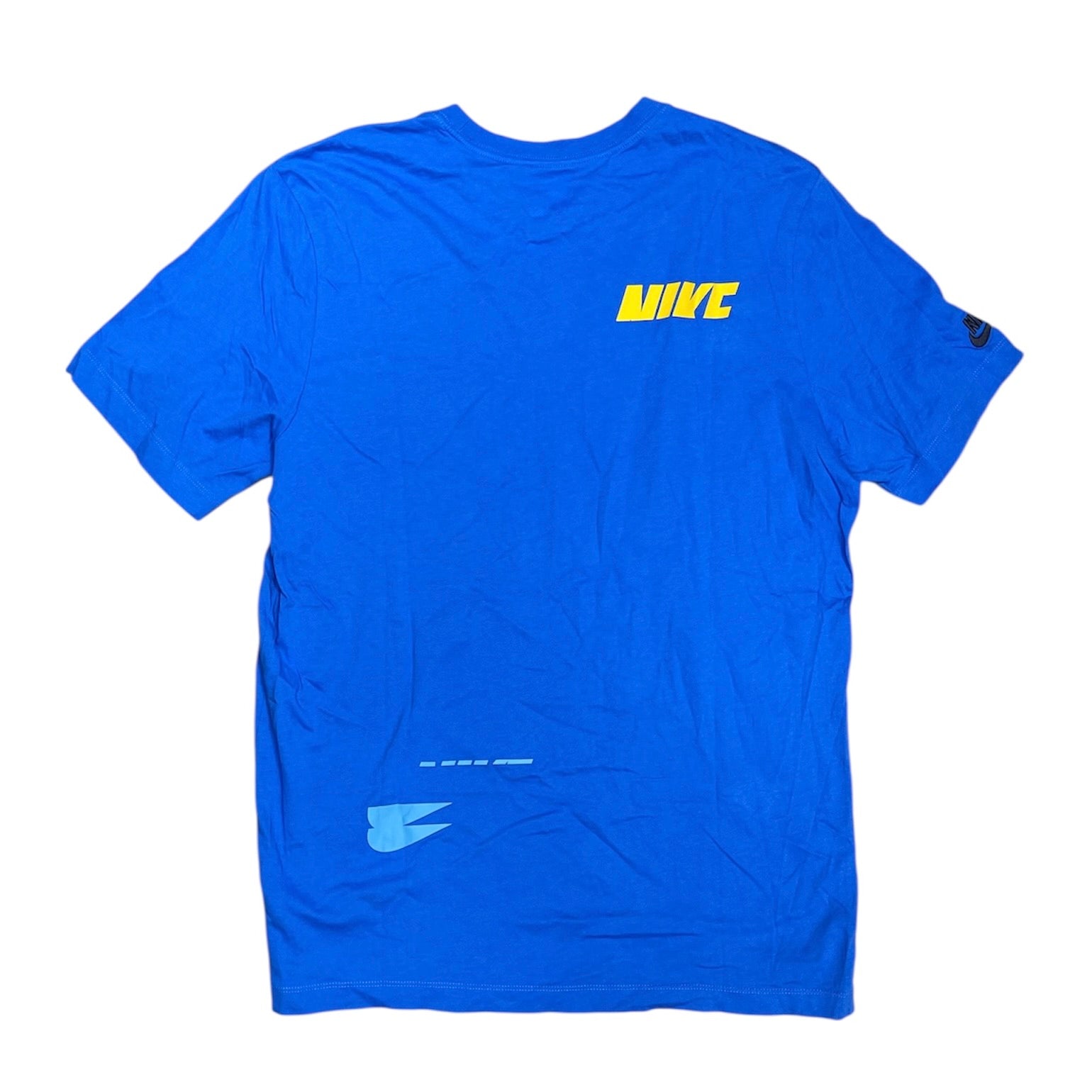 Nike Red Logo Blue Tshirt