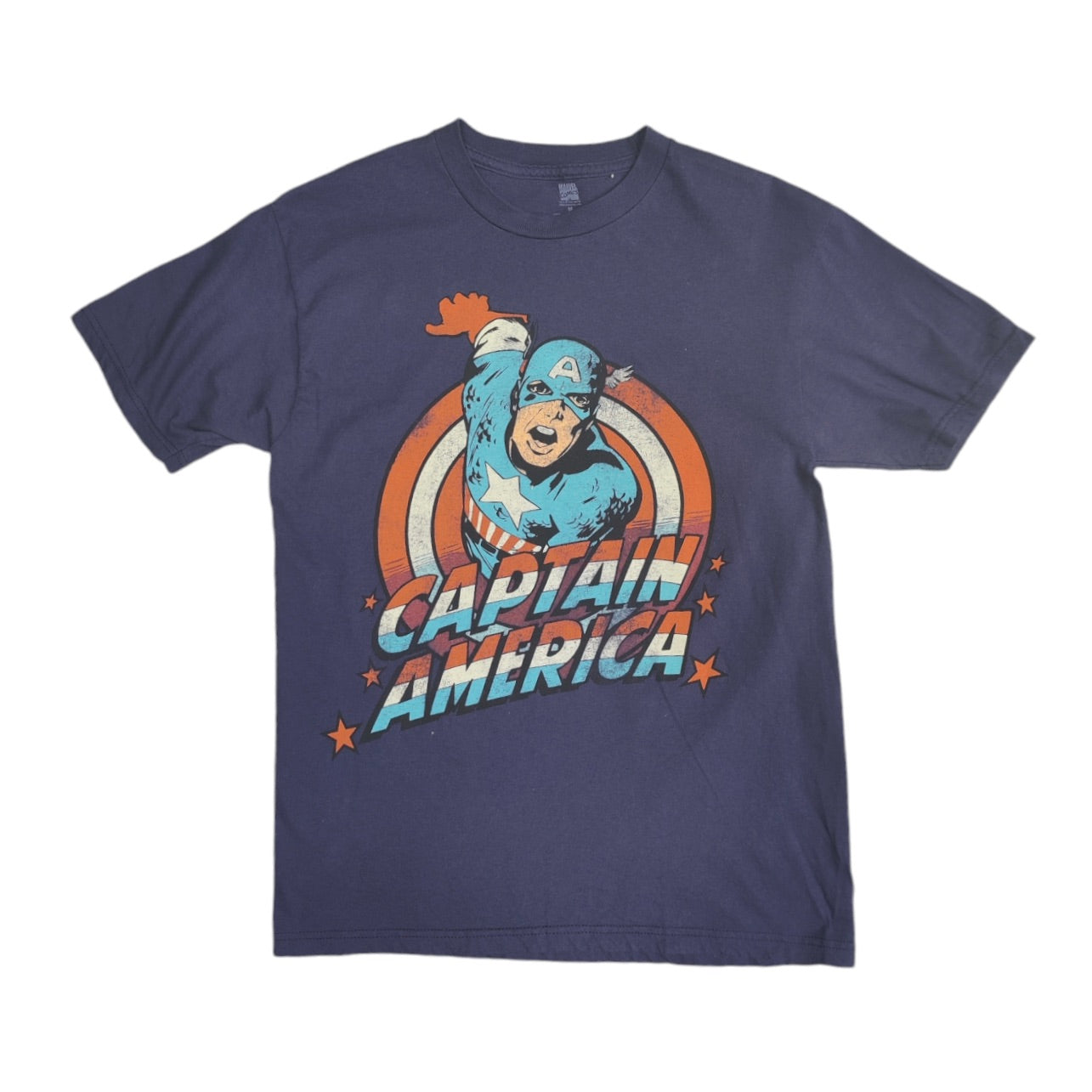 Marvel Comics Captain America Navy Tshirt