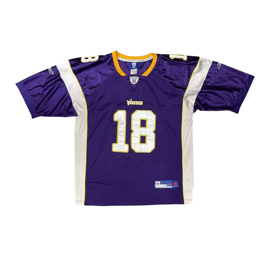 Reebok NFL Minnesota Vikings Rice #18 American Football Jersey