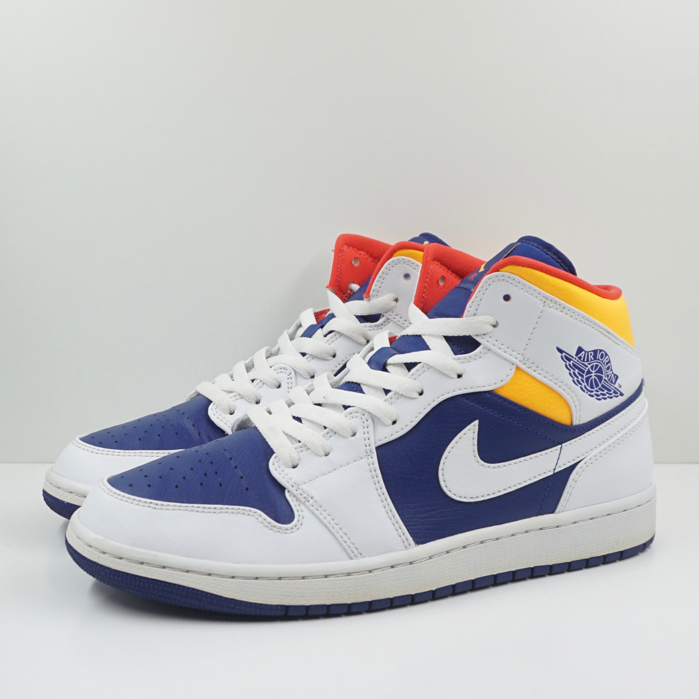 Jordan 1 Mid Royal Blue Laser Orange