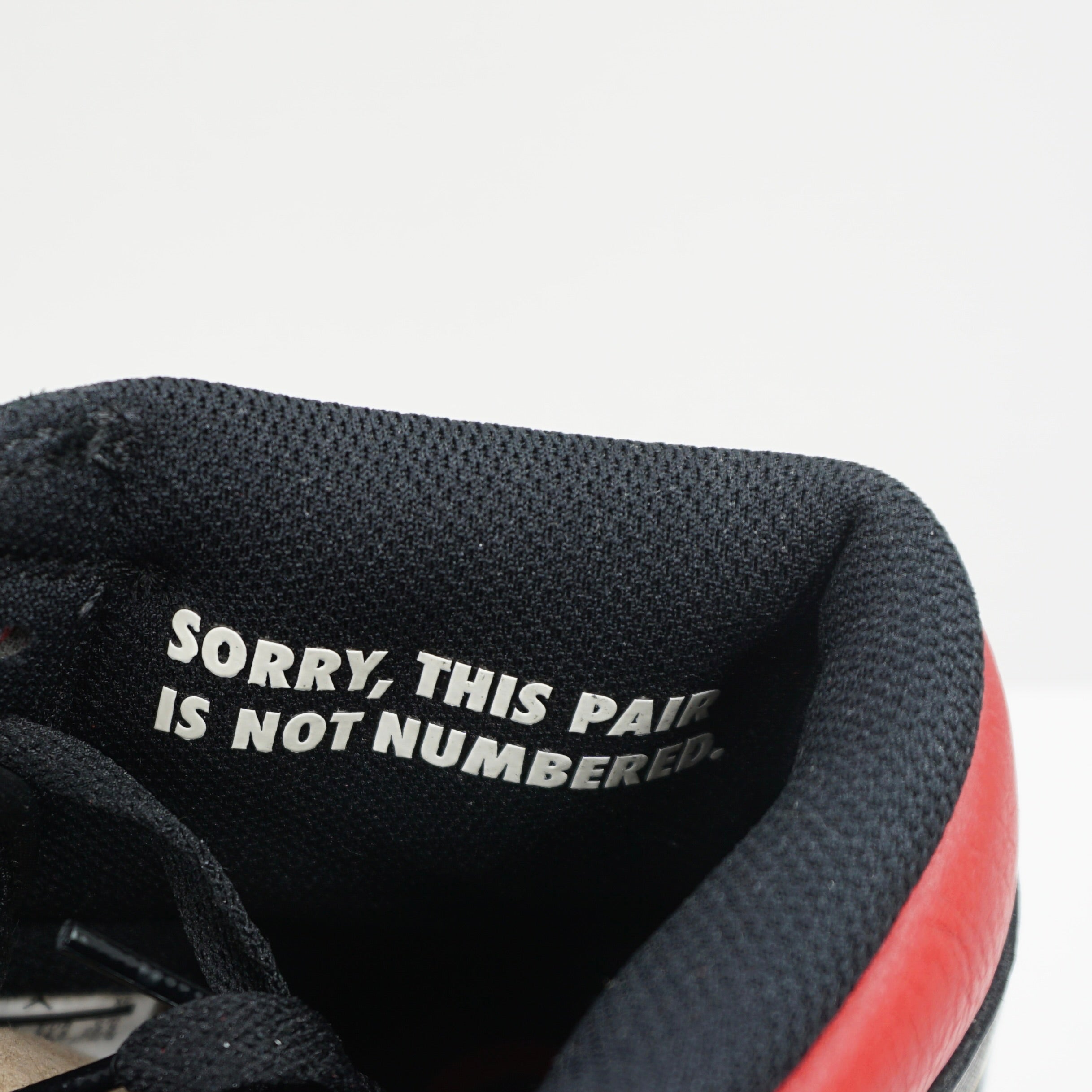 Jordan Retro High Not For Resale Varsity Red