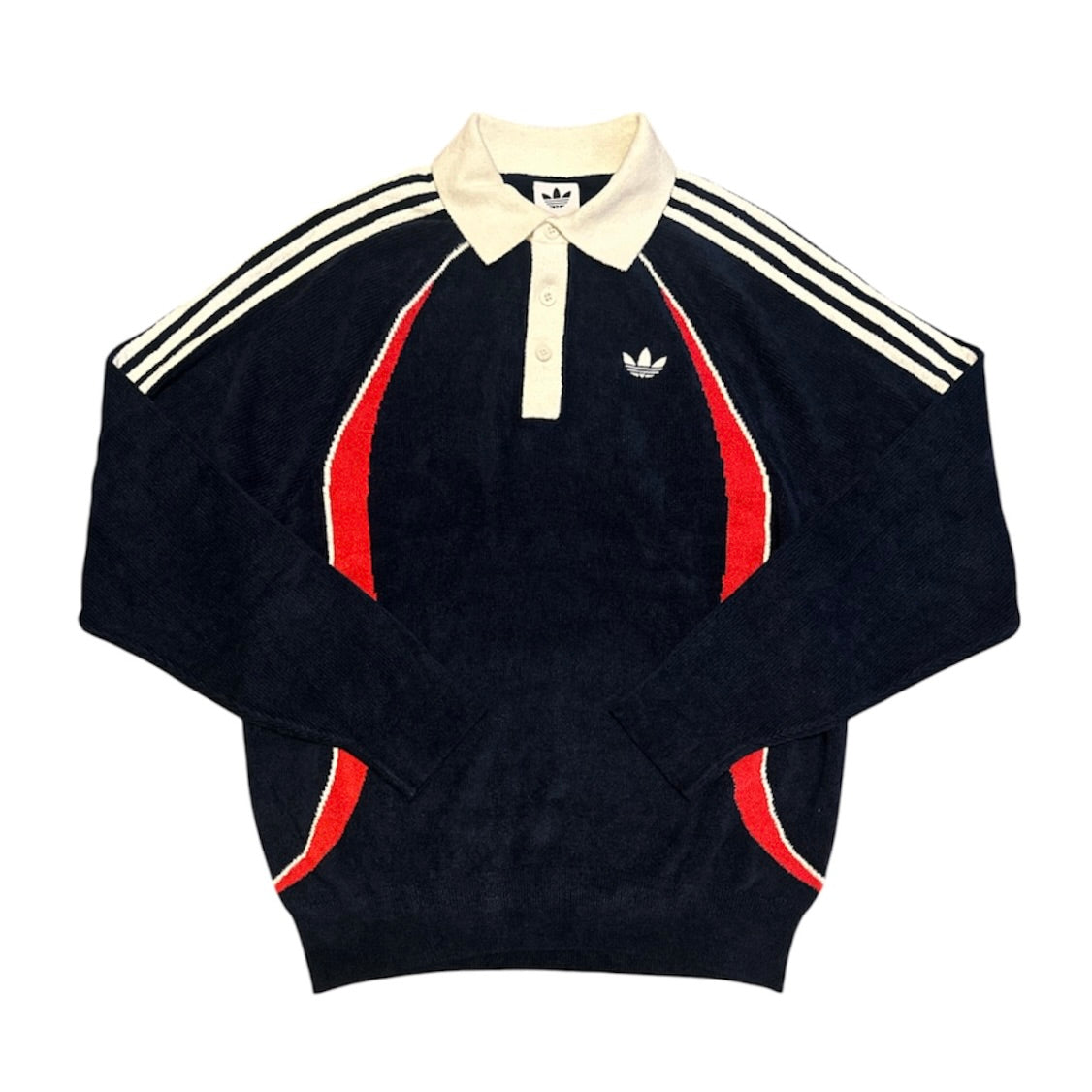 Adidas Retro Remix Teamgeist Knitted Polo Sweatshirt