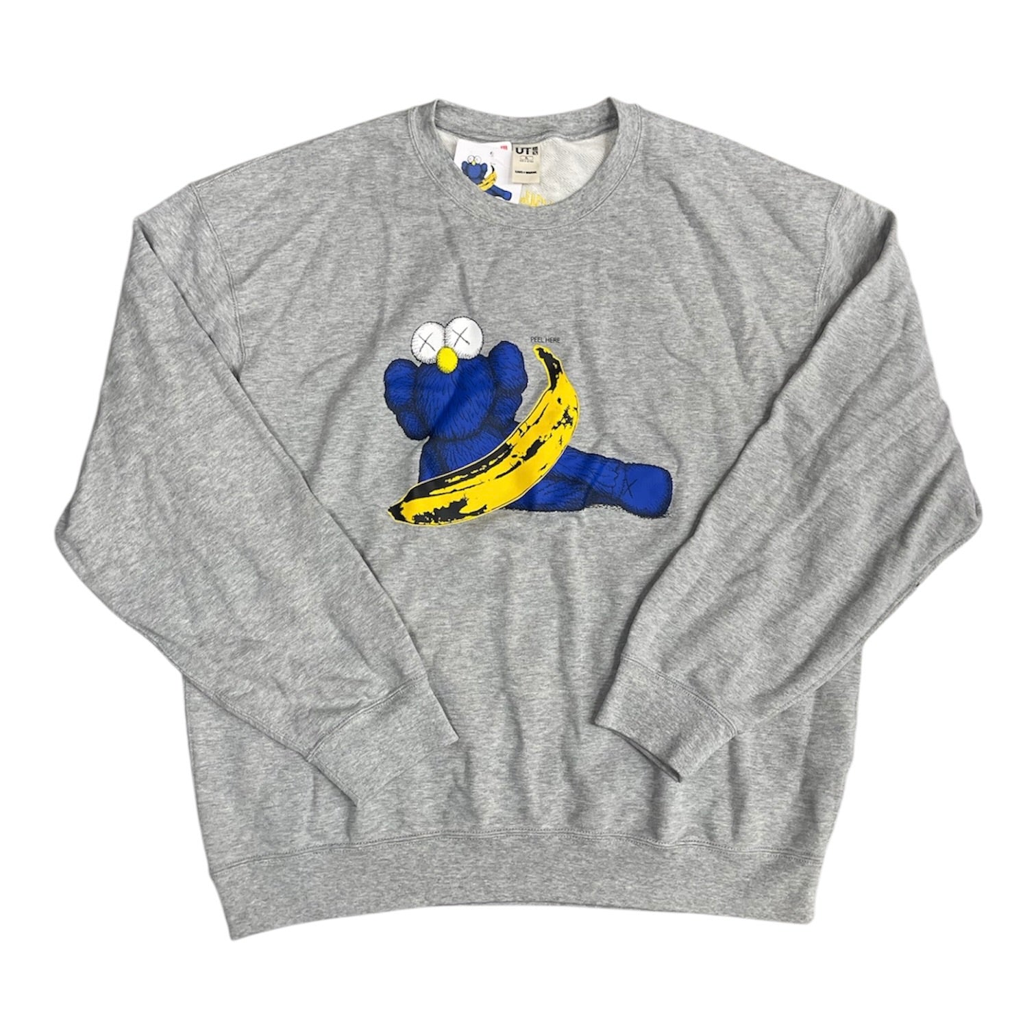 KAWS x Uniqlo Warhol Graphic Grey Sweatshirt