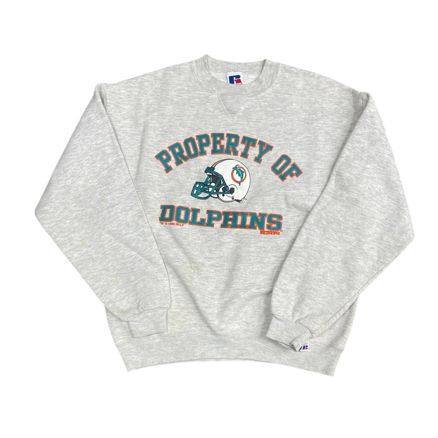 Russell Athletics Miami Dolphins NFL Grey Sweatshirt (Youth)