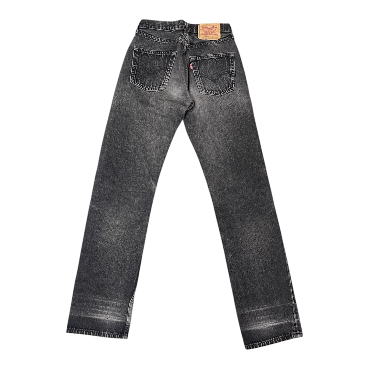 Vintage Levis Black Grey 501 Jeans