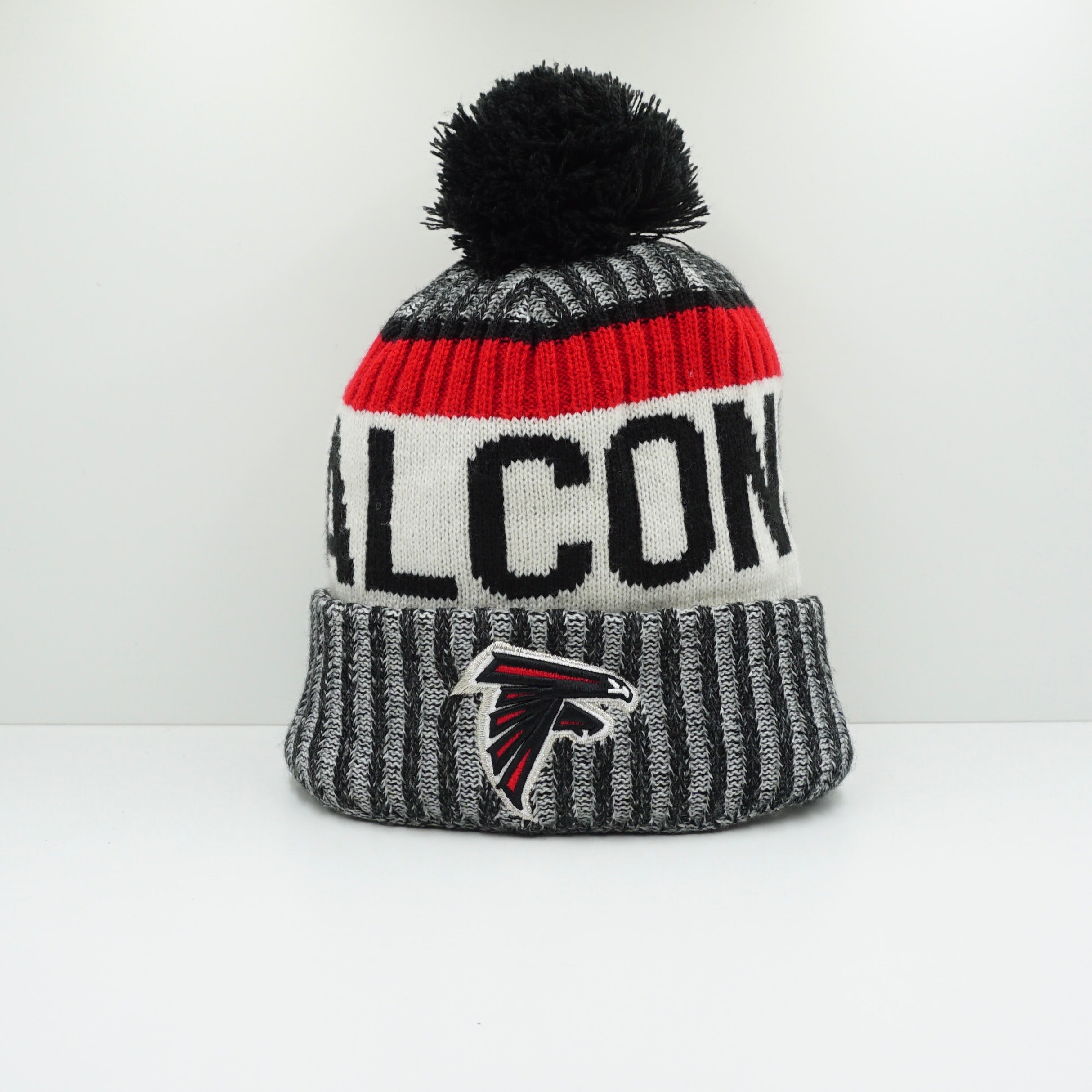 New Era Atlanta Falcons Bobble Top Beanie