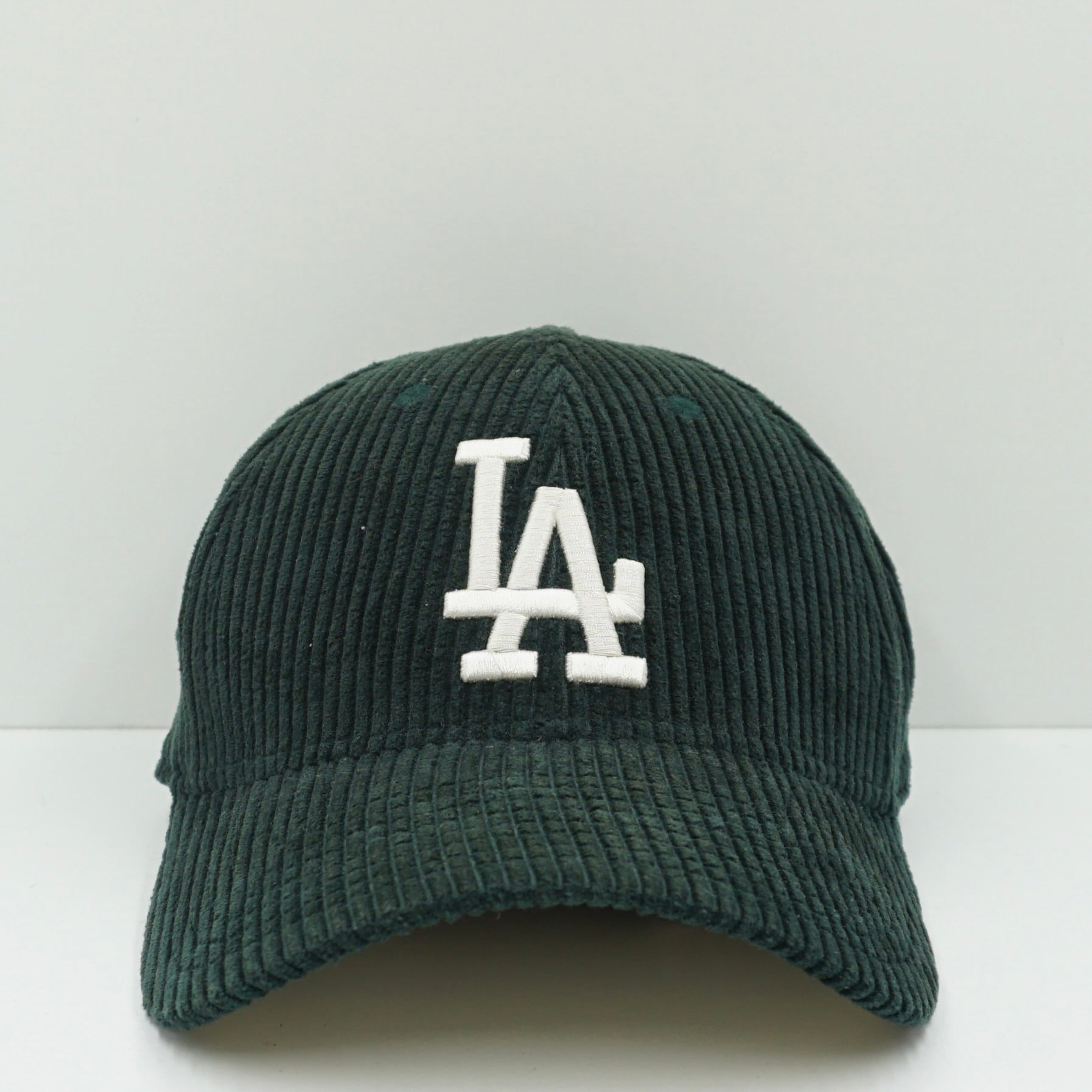 New Era Los Angeles Dodgers Green Corduroy Adjustable Cap
