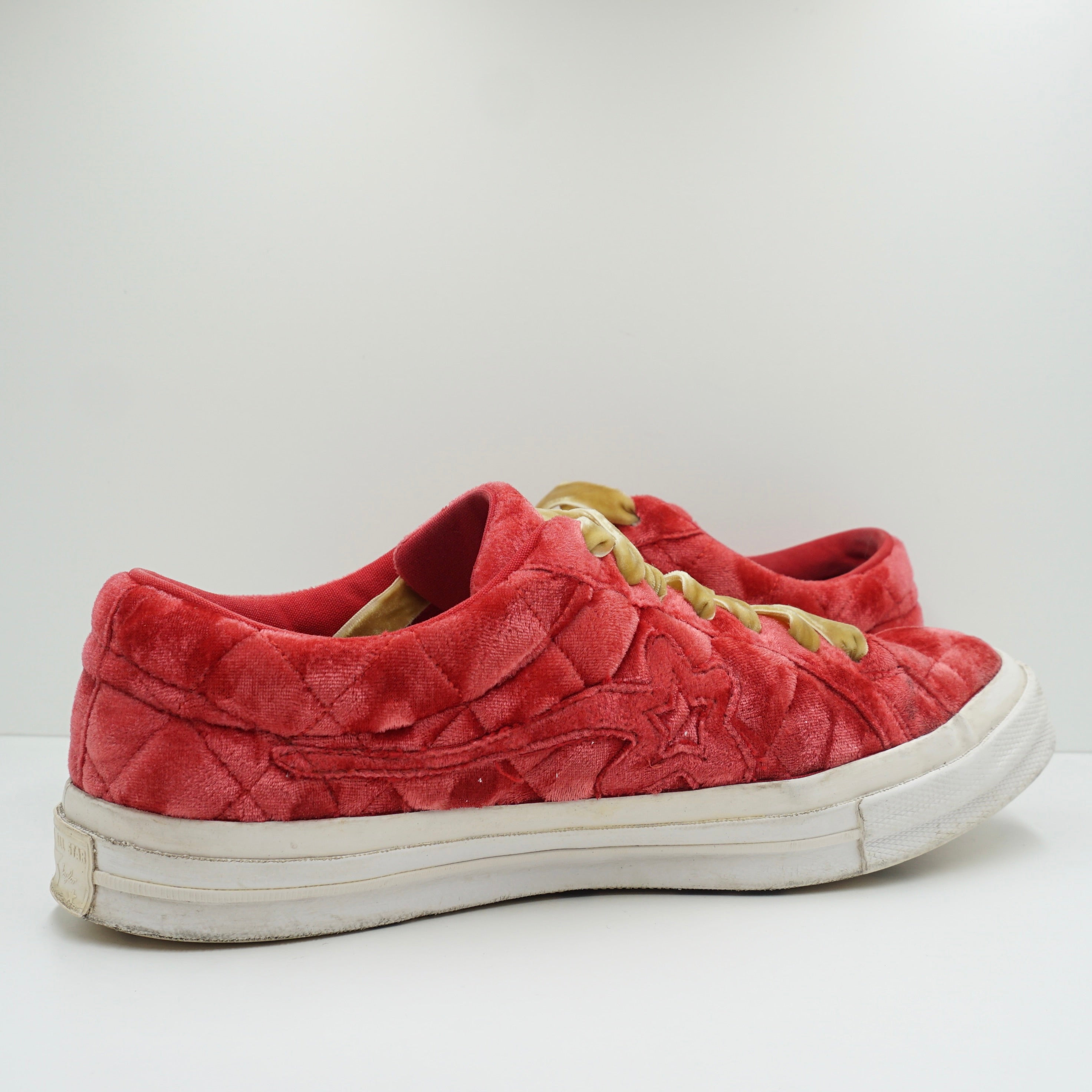 Converse One Star Ox Golf Le Fleur TTC Quilted Velvet Barbados Cherry