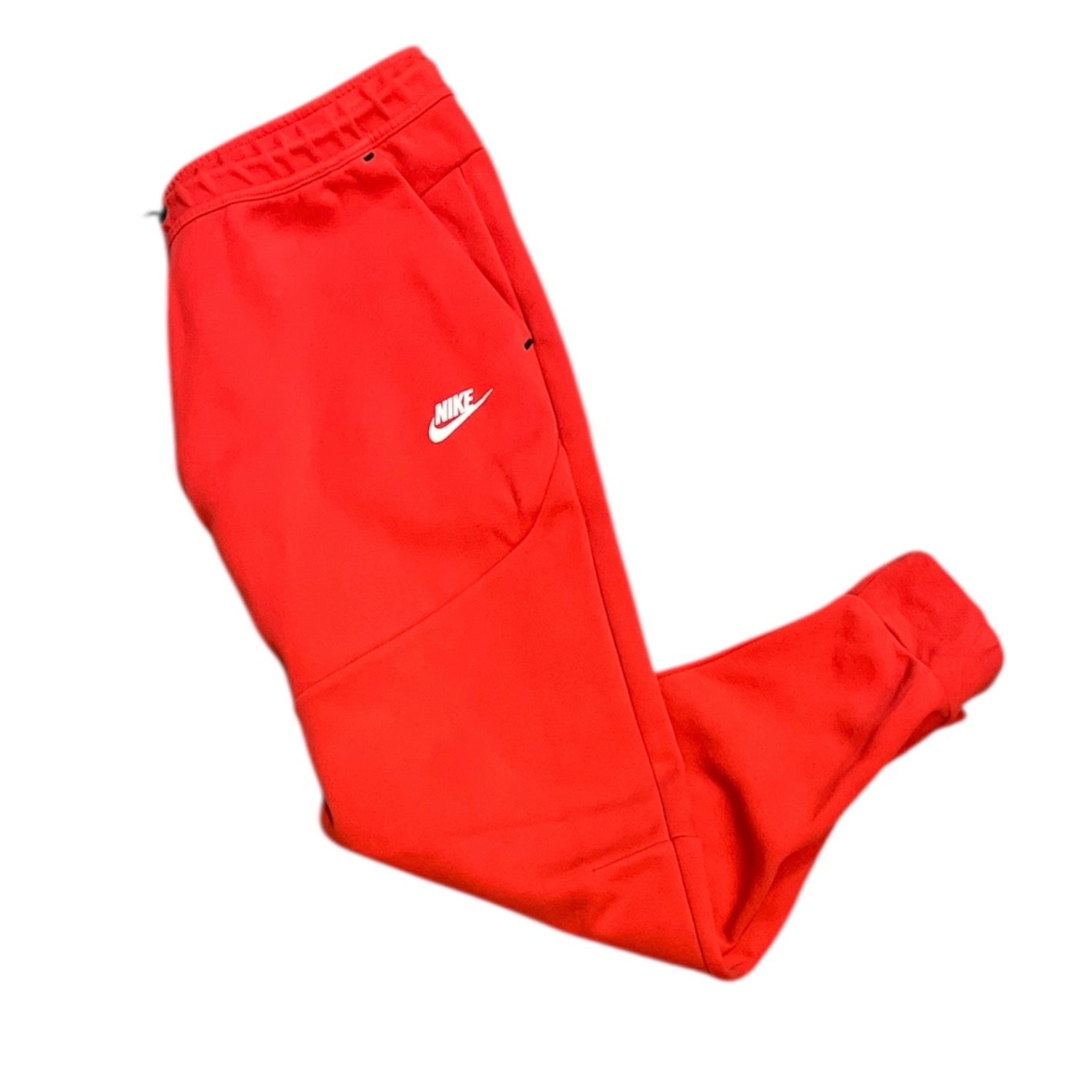 Nike Tech Fleece Full Zip Hoodie & Pants Red Black Set