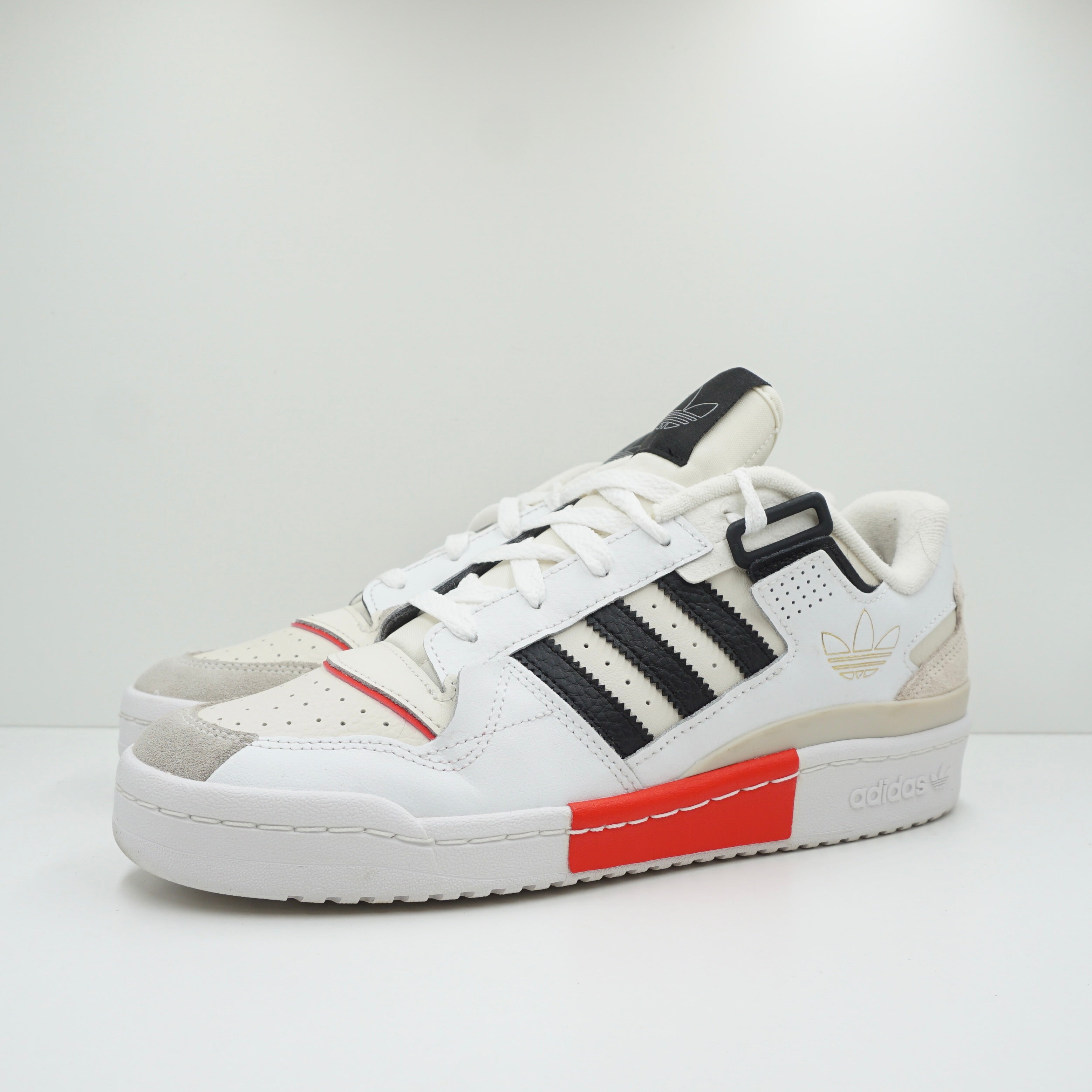 Adidas Forum Exhibit Low White Vivid Red