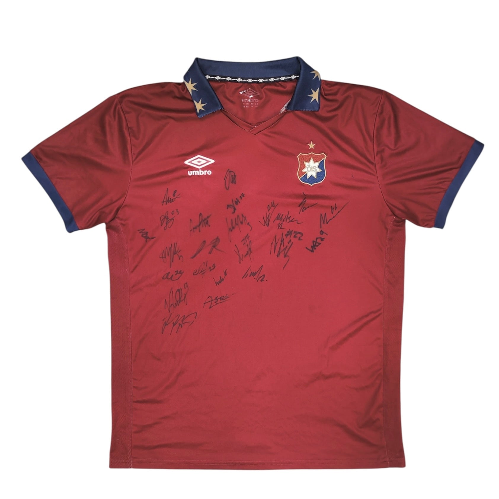 Umbro ÖIS 2021 Home Signed Football Jersey