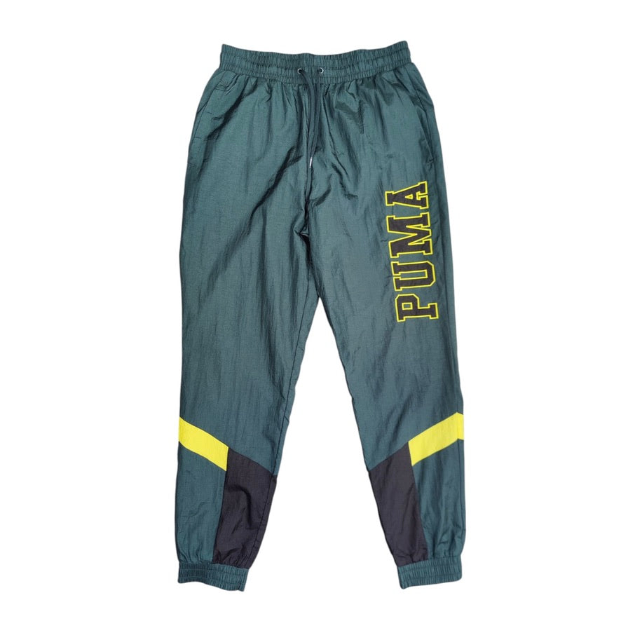 Puma Green Black Yellow Track Pants