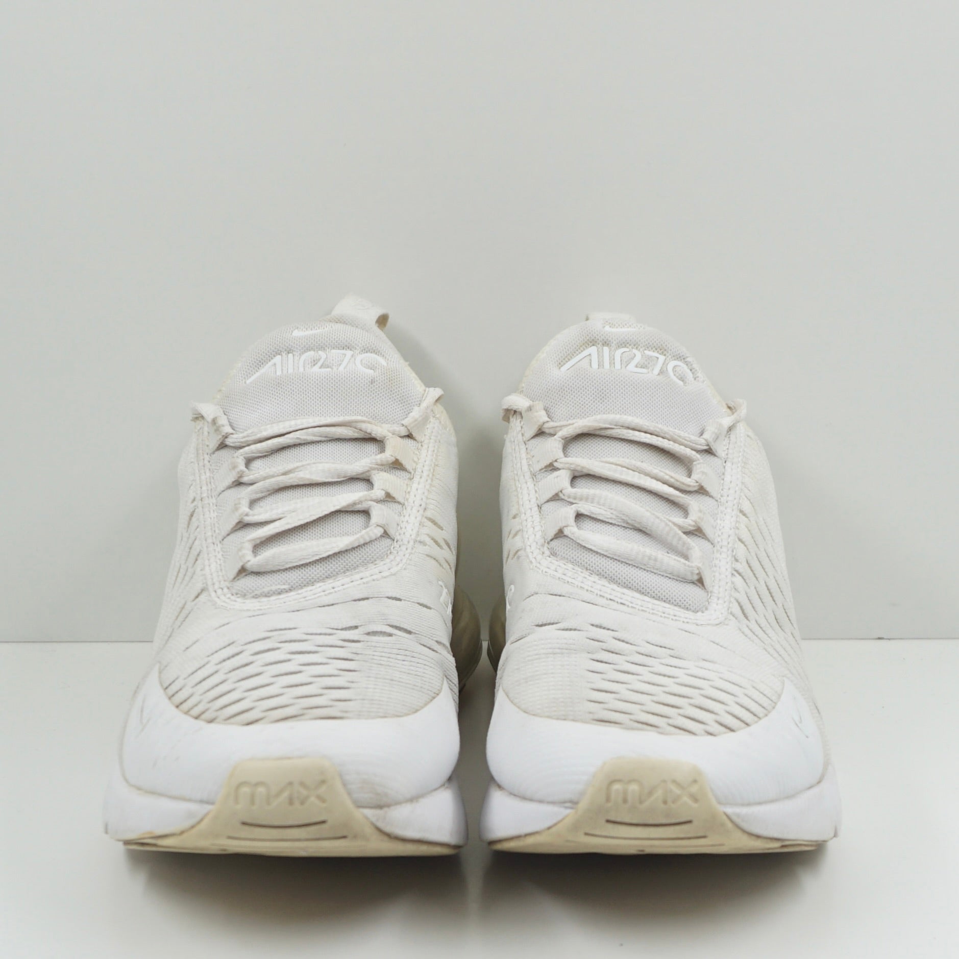 Nike Air Max 270 White Metallic Silver (GS)