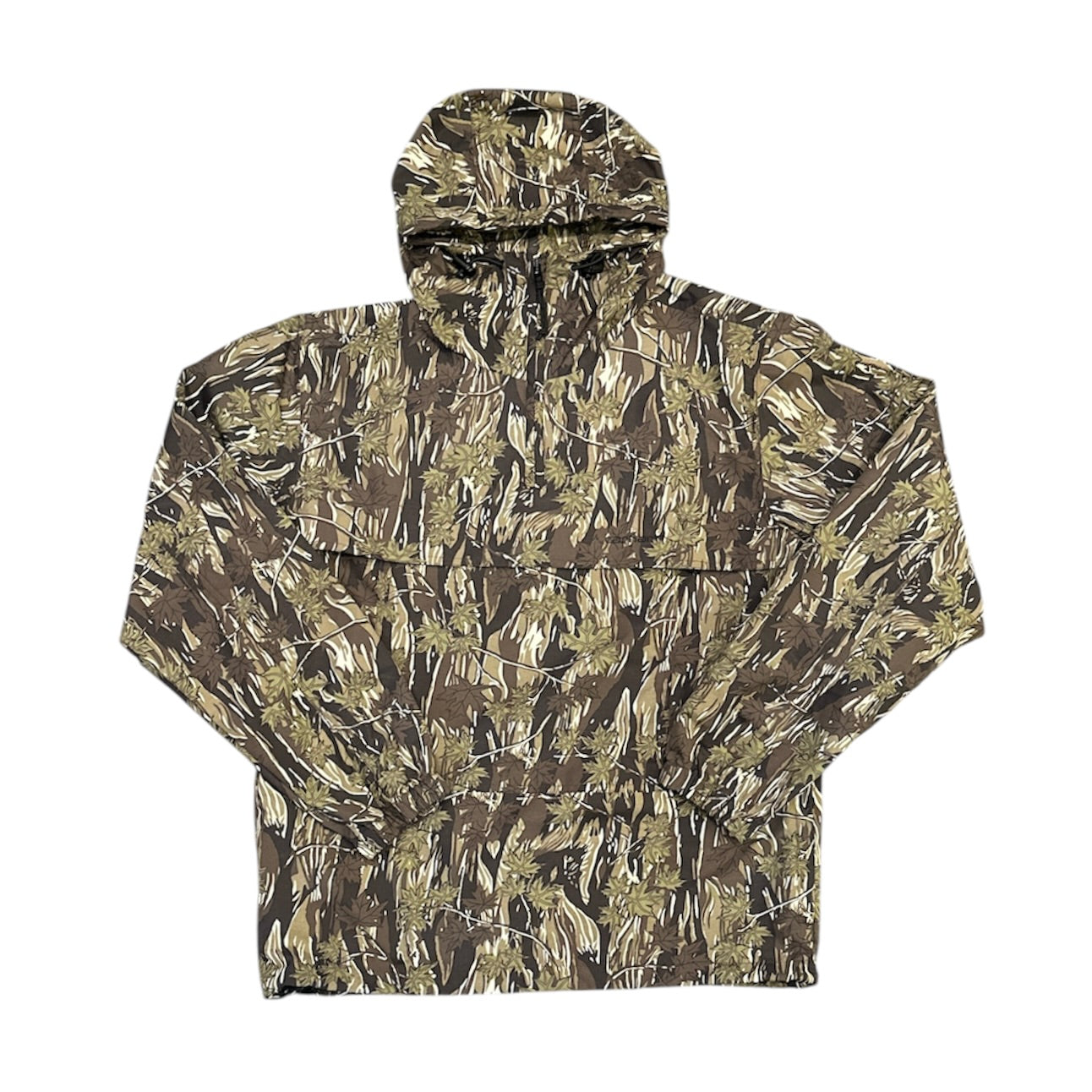 Carhartt Forest Camo Pull Over Wind Breaker Jacket