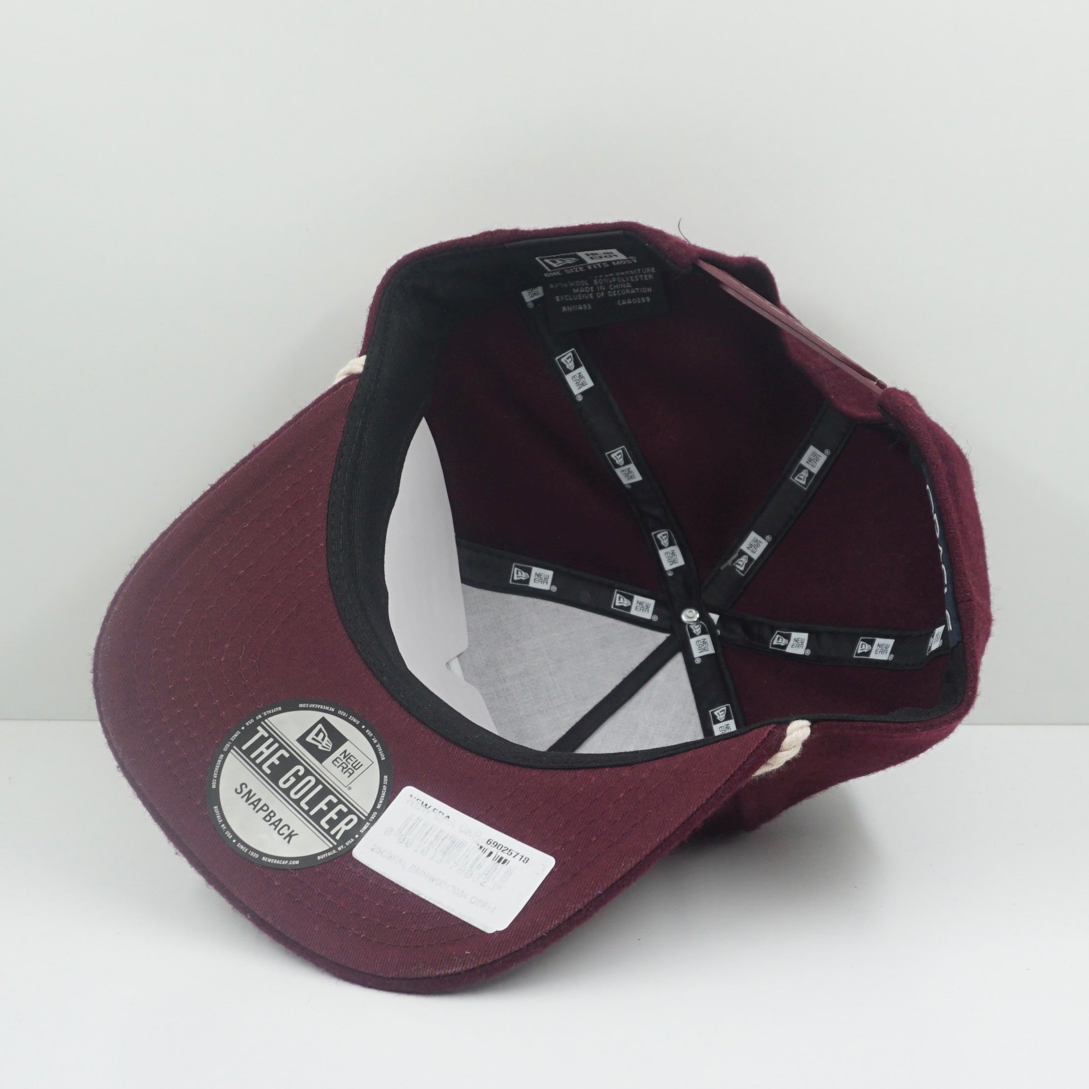 New Era ORBR Burgundy Snapback Cap