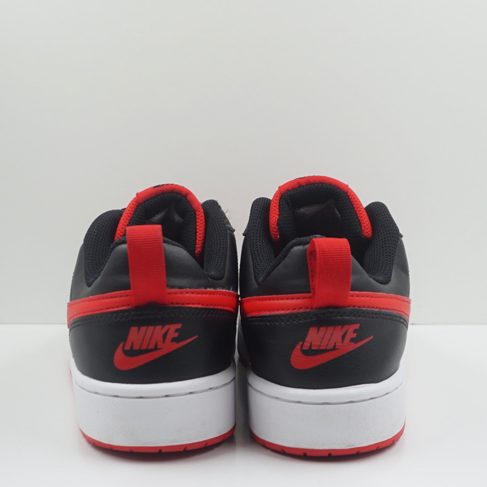 Nike Court Borough Low 2 Black University Red (GS)