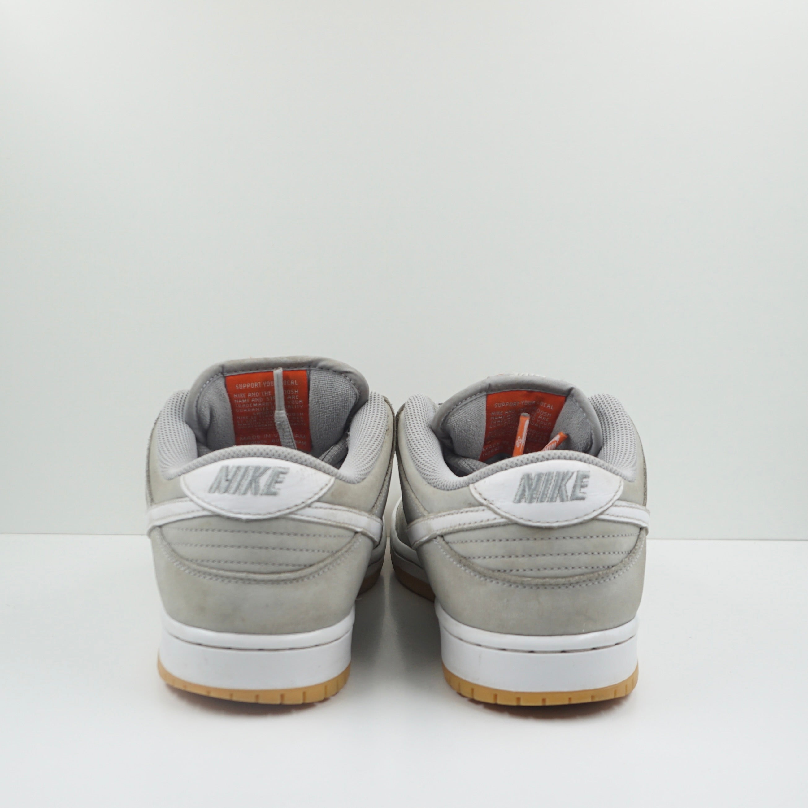 Nike SB Dunk Low Pro ISO Orange Label Wolf Grey Gum