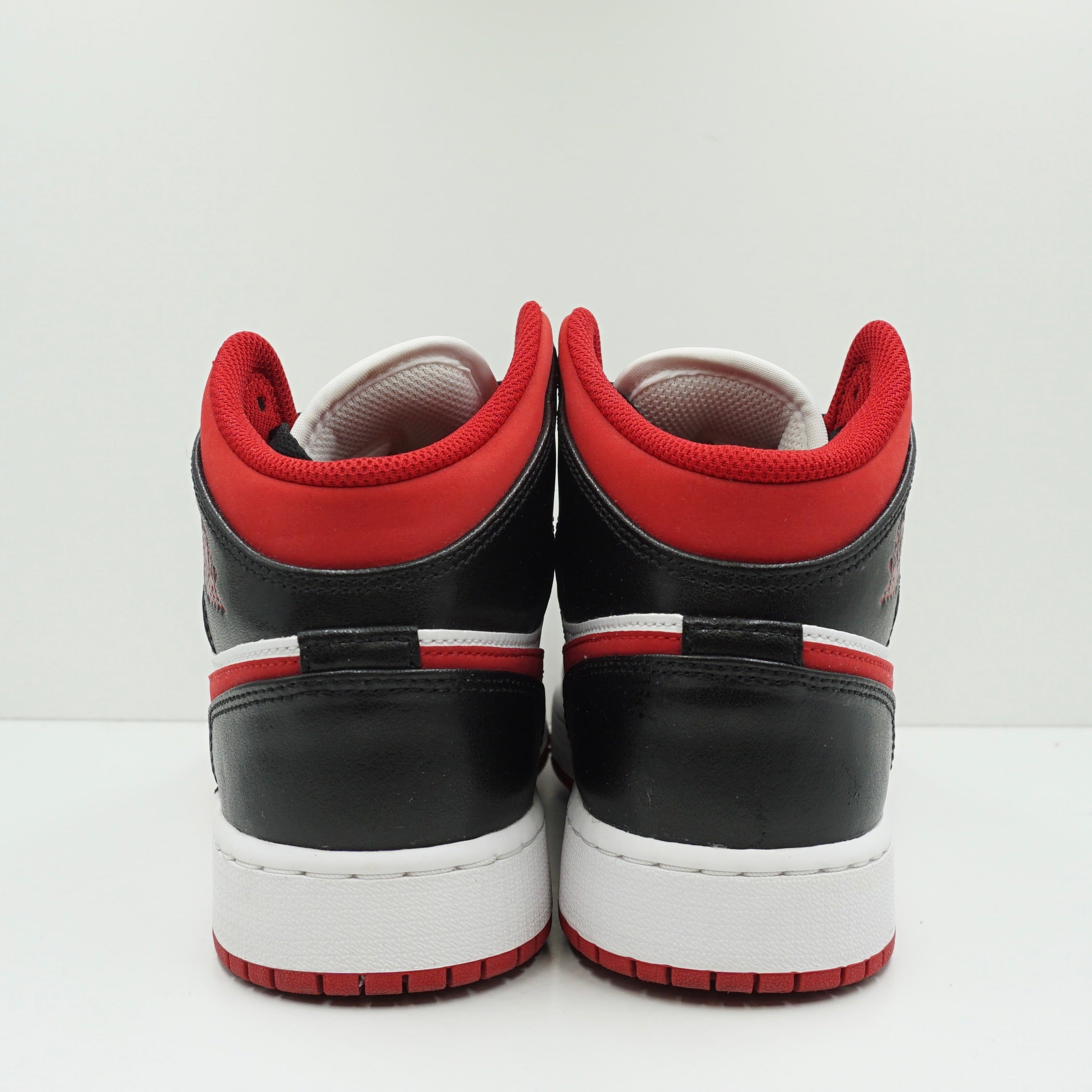 Jordan 1 Mid Black Gym Red (GS)