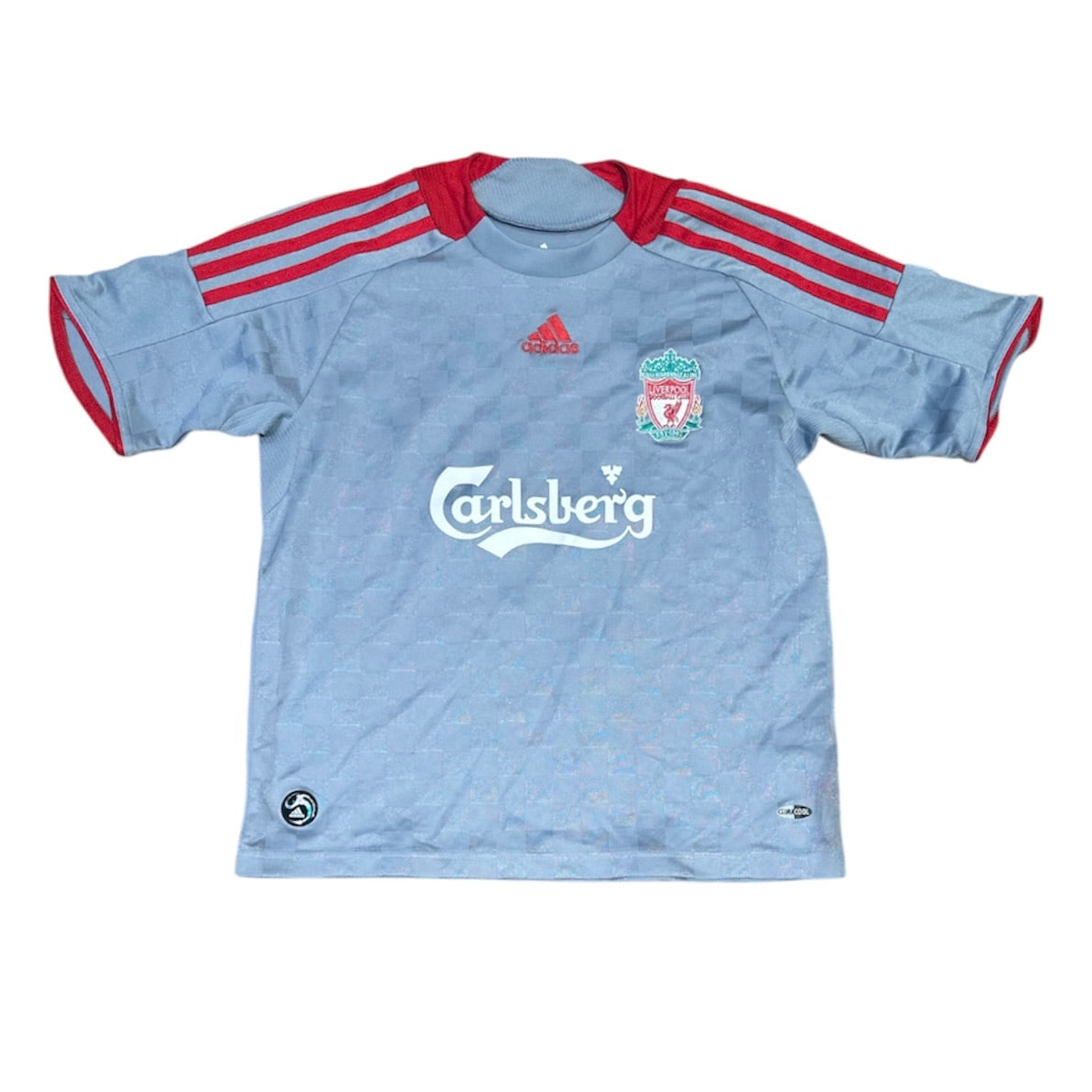 Adidas Liverpool 2008/2009 Fernando Torres #9 Away Grey Football Jersey (Youth)