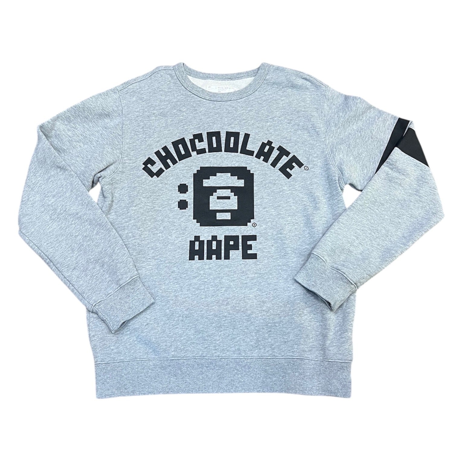 Black Chocoolate x A Bathing Ape Grey Sweatshirt