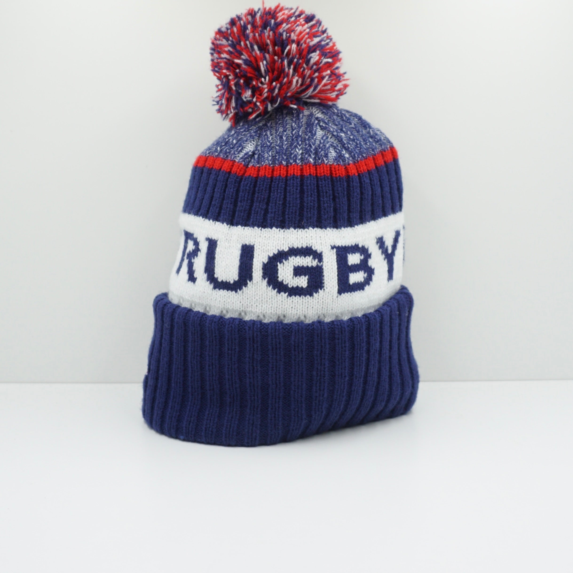 New Era France Rugby Team Bobble Beanie (Youth)