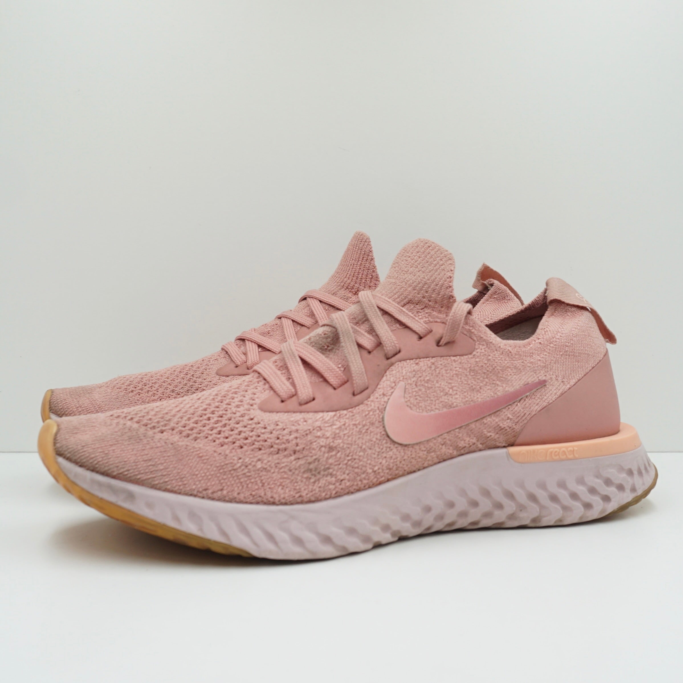 Nike Shoe Women's Nike Epic React Flyknit Pink Pink Tint Nike
