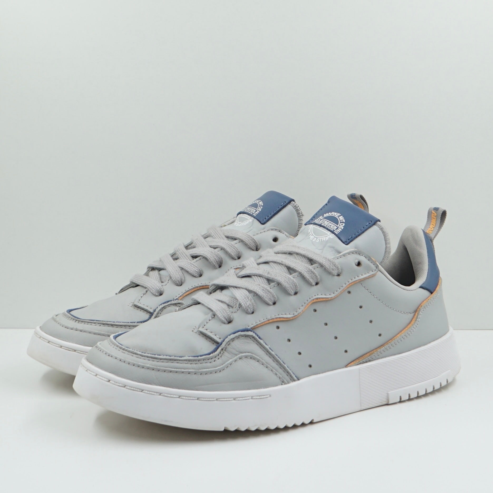 Adidas Supercourt Grey White Blue