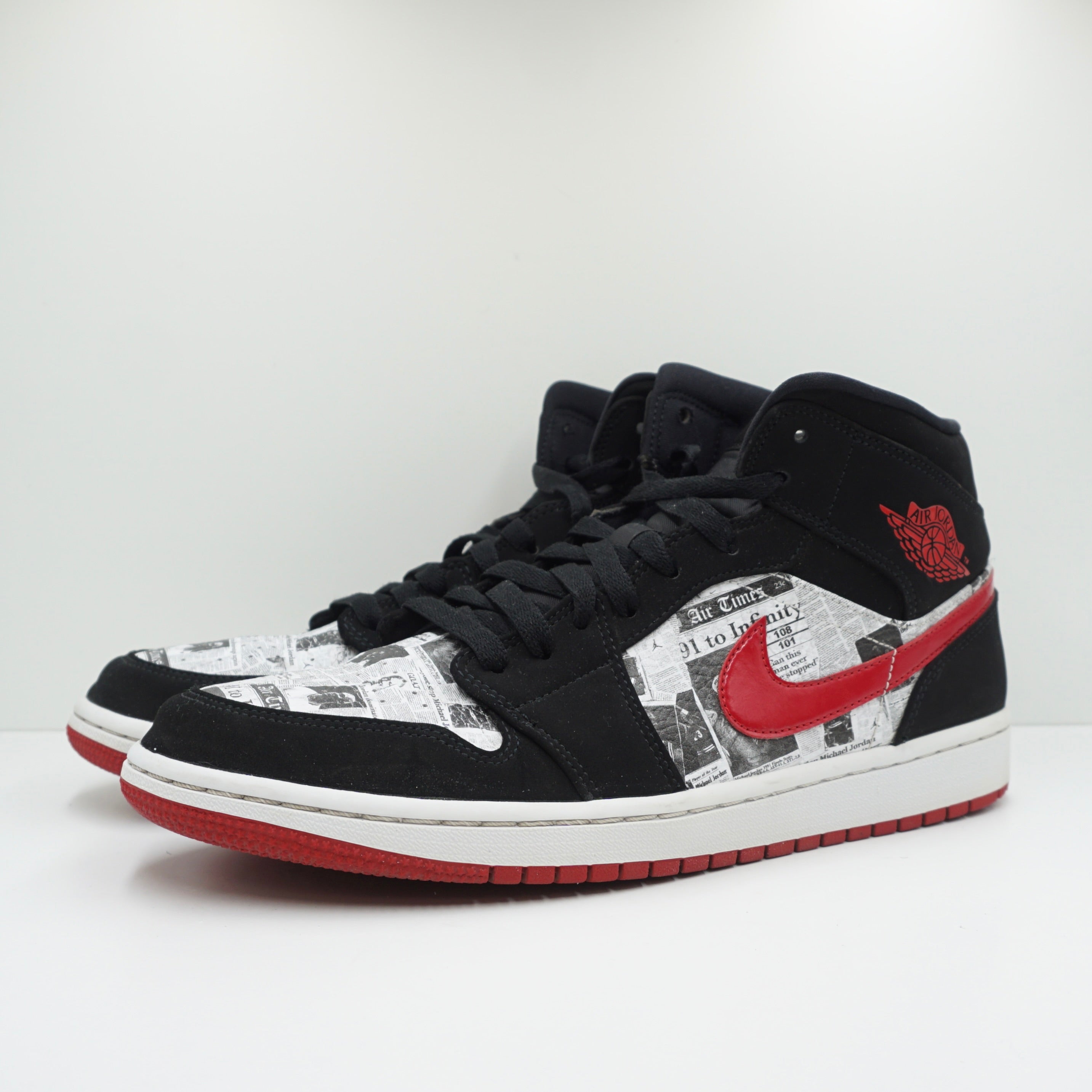 Jordan 1 Mid Newspaper Air Times
