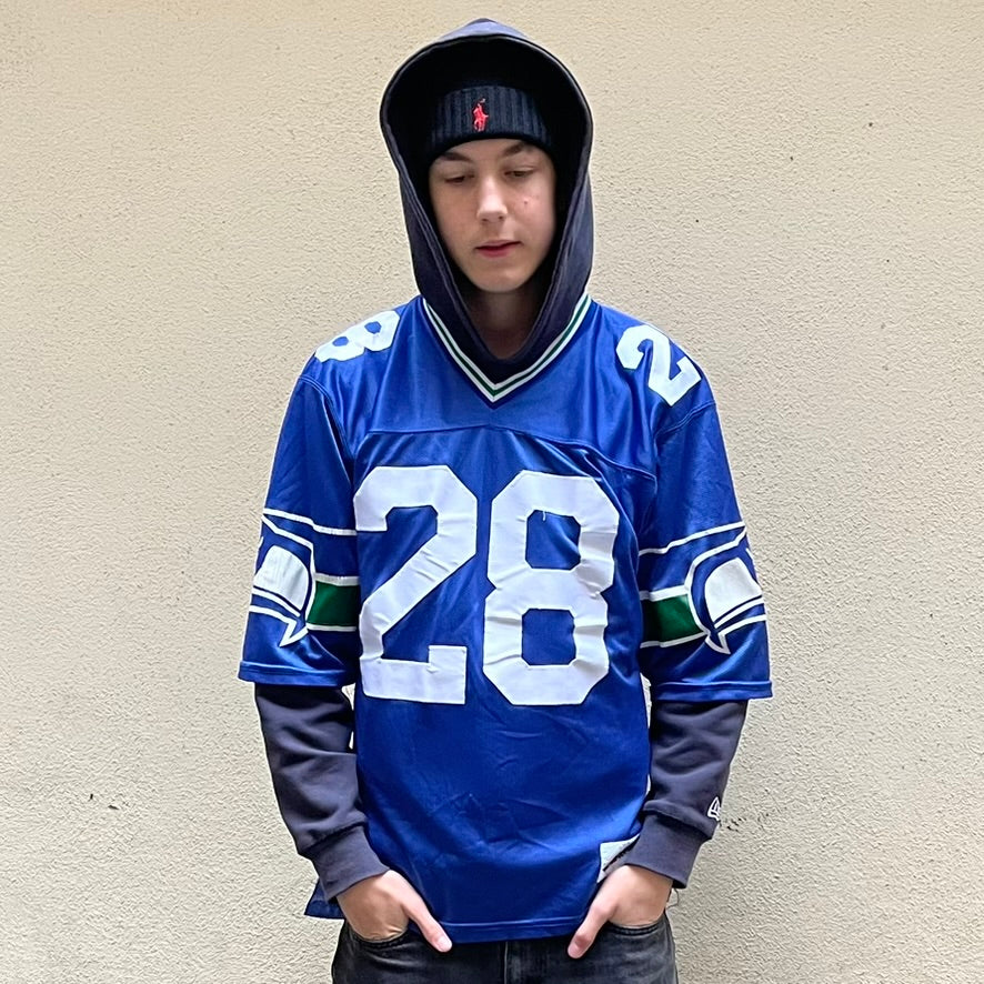 Ravens Seattle Seahawks Warner #28 NFL Jersey