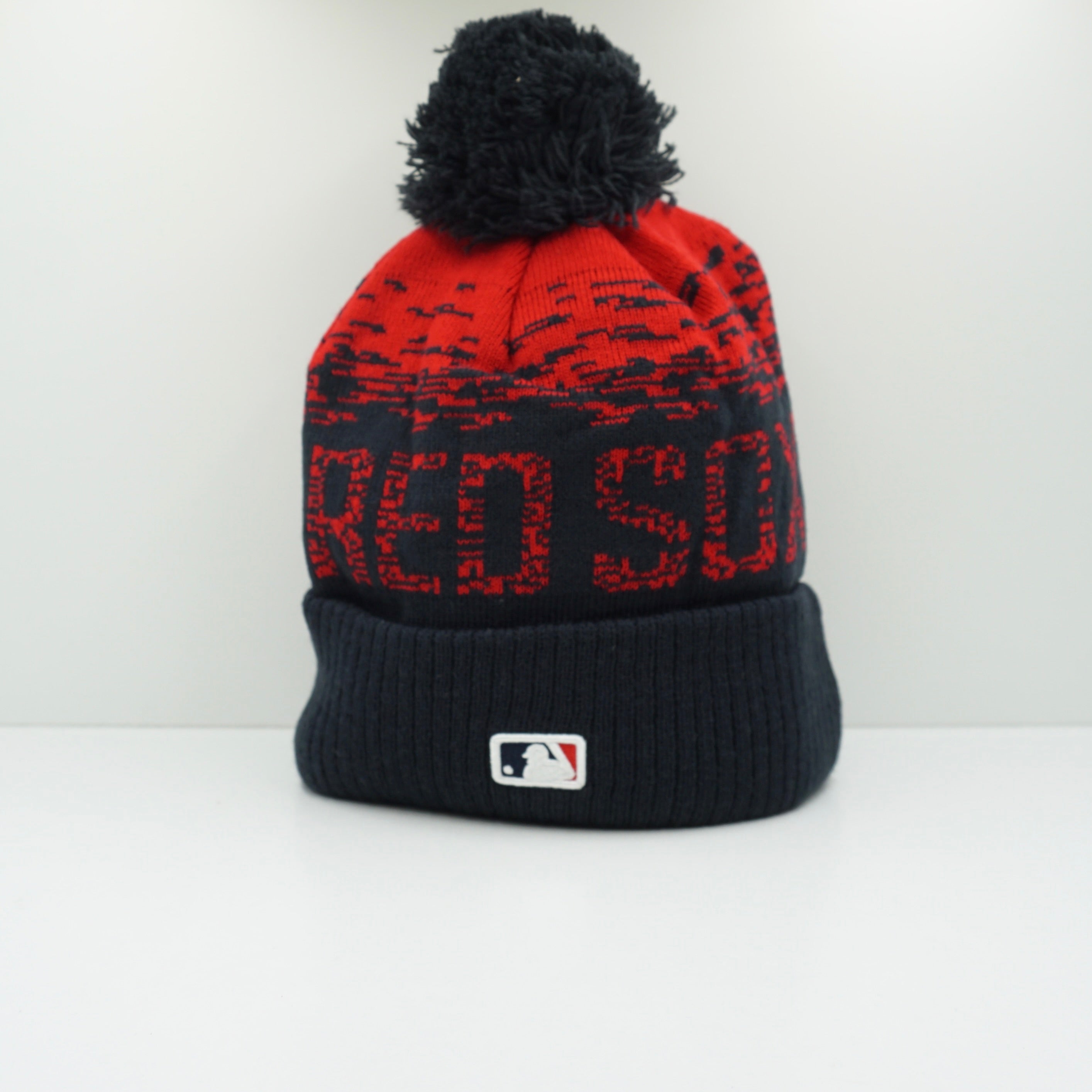 New Era Boston Red Sox Bobble Top Beanie